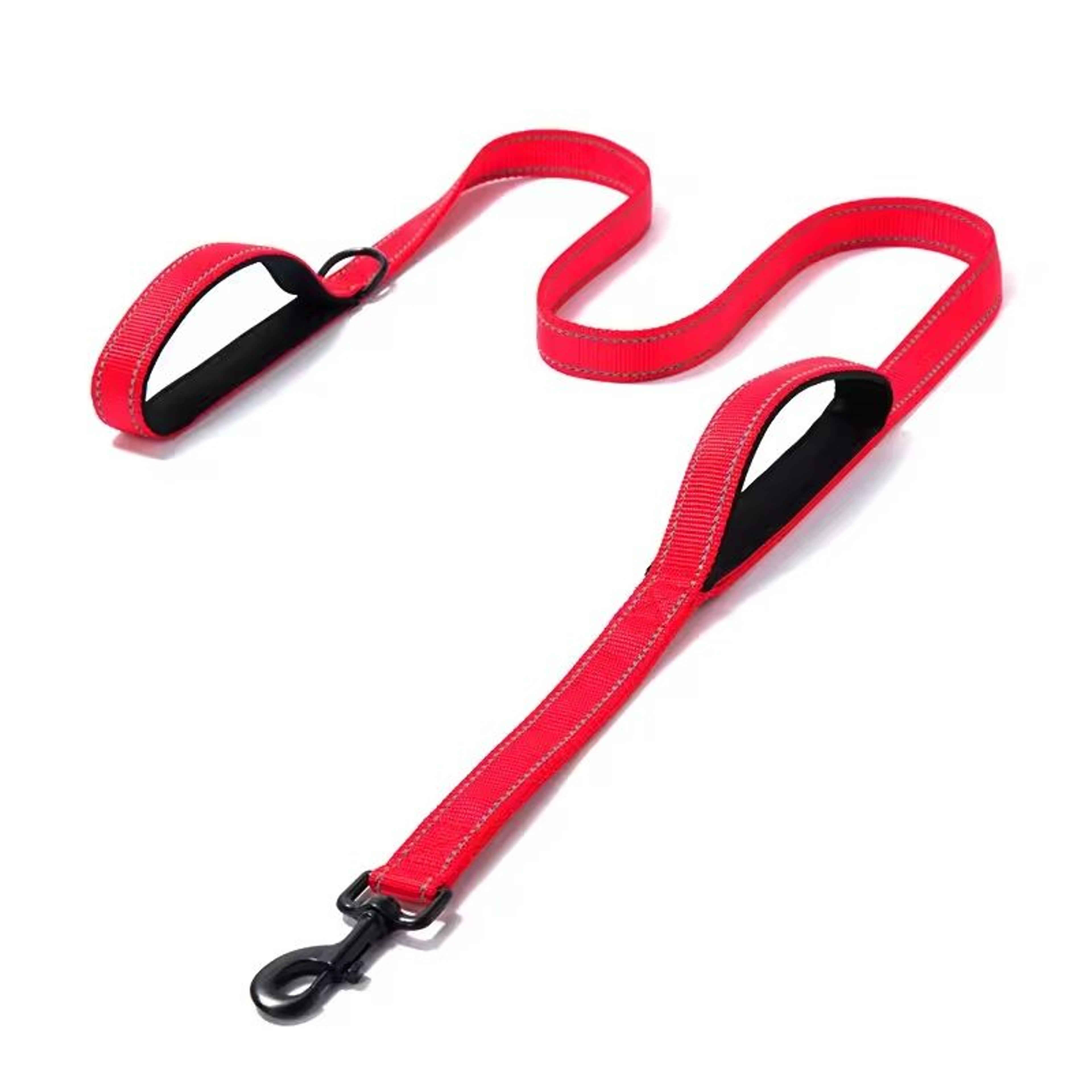 Professional HeavyDuty DualHandle Reflective Safety Leash 13