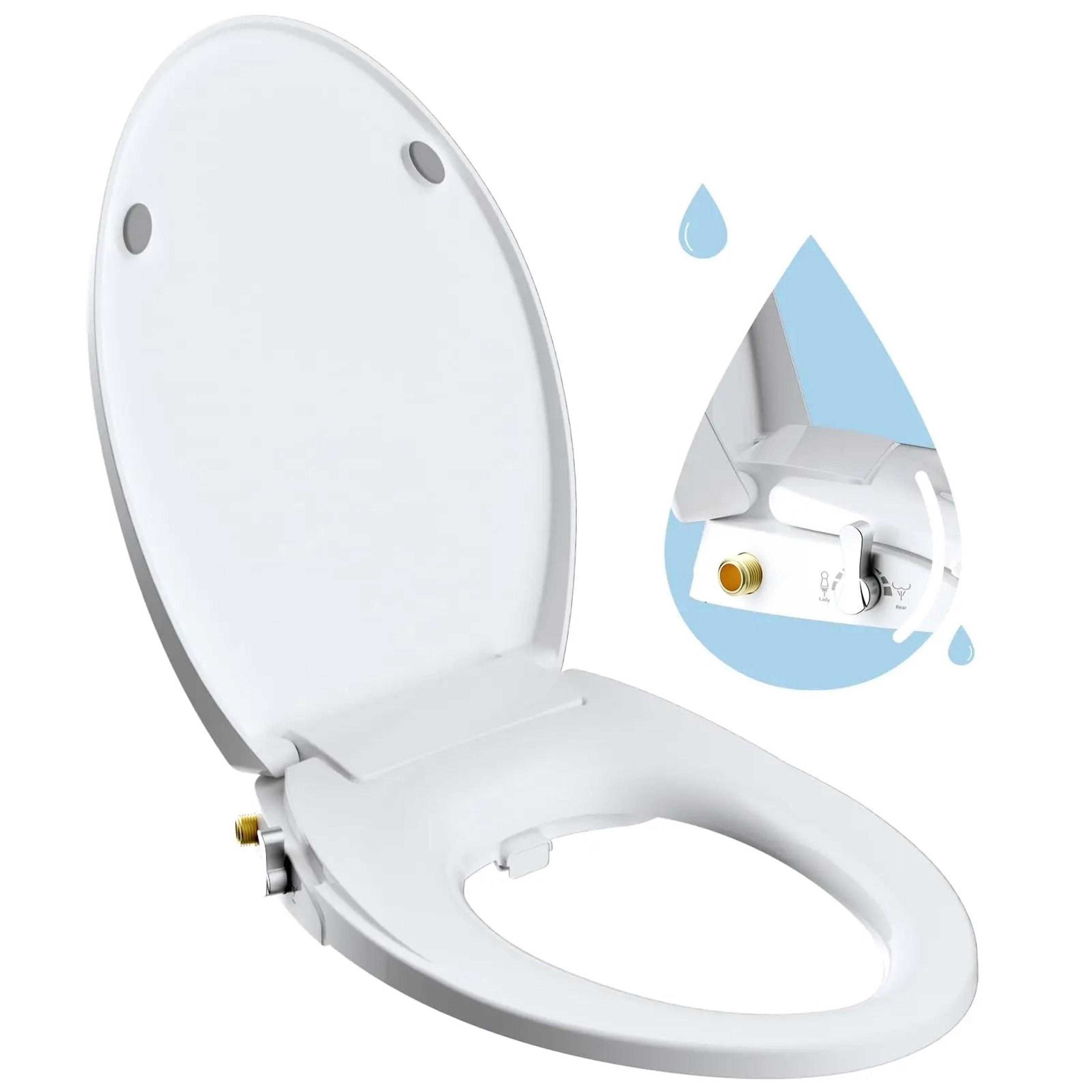Elongated Bidet Toilet Seat With SlowClose Technology 0