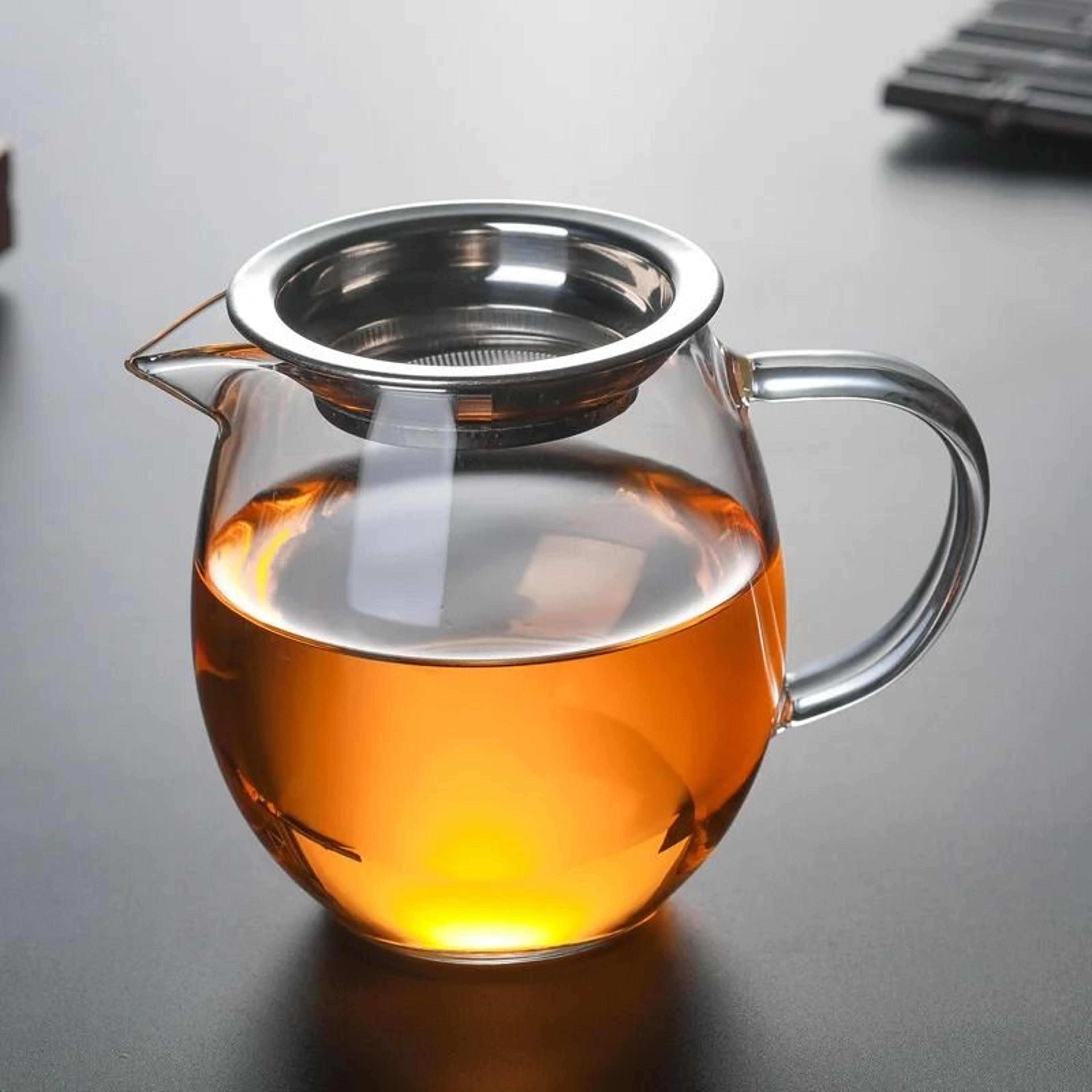 Heat Resisting Clear Glass Tea Pitcher Fair Cup 5
