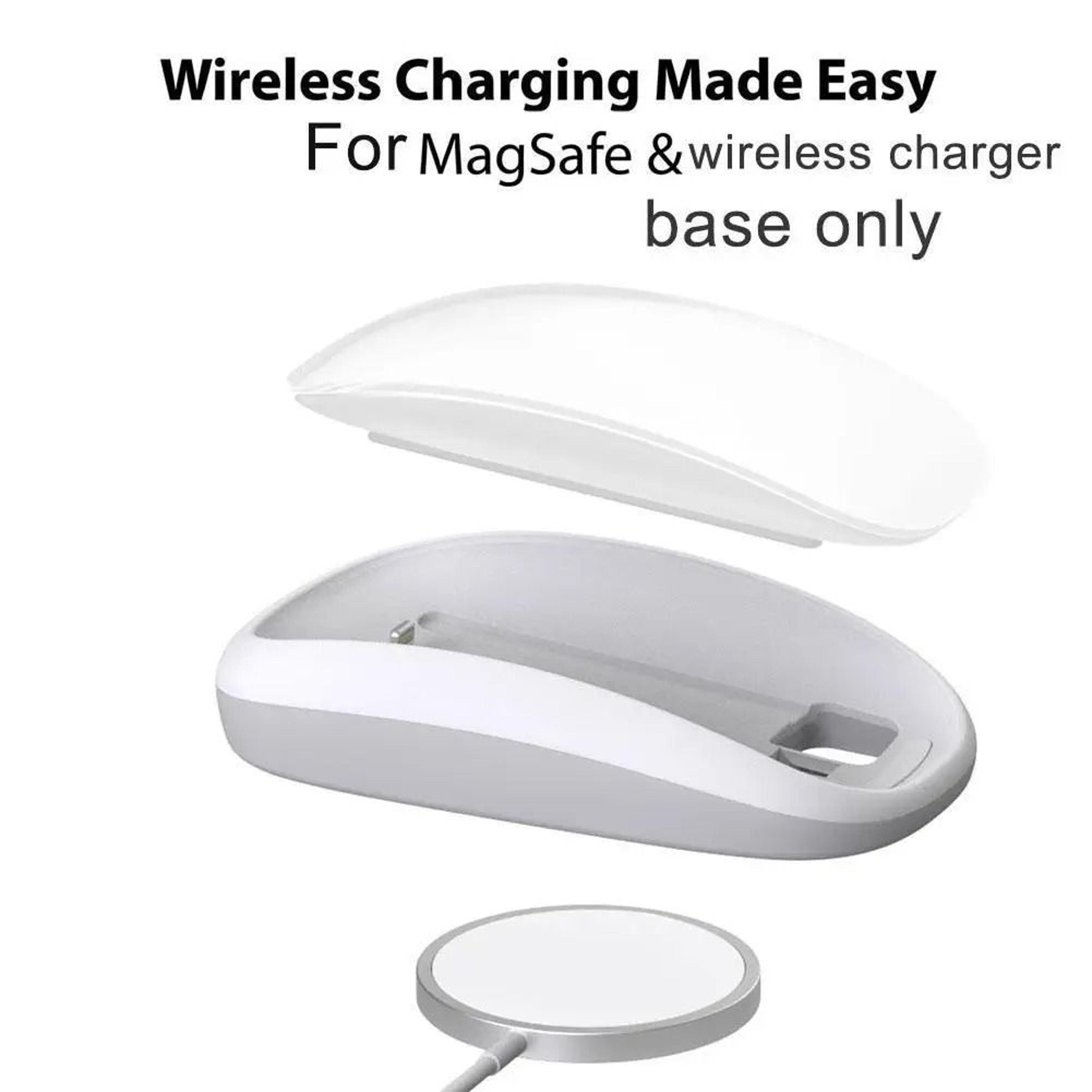 ergonomic wireless charging base for magic mouse 2