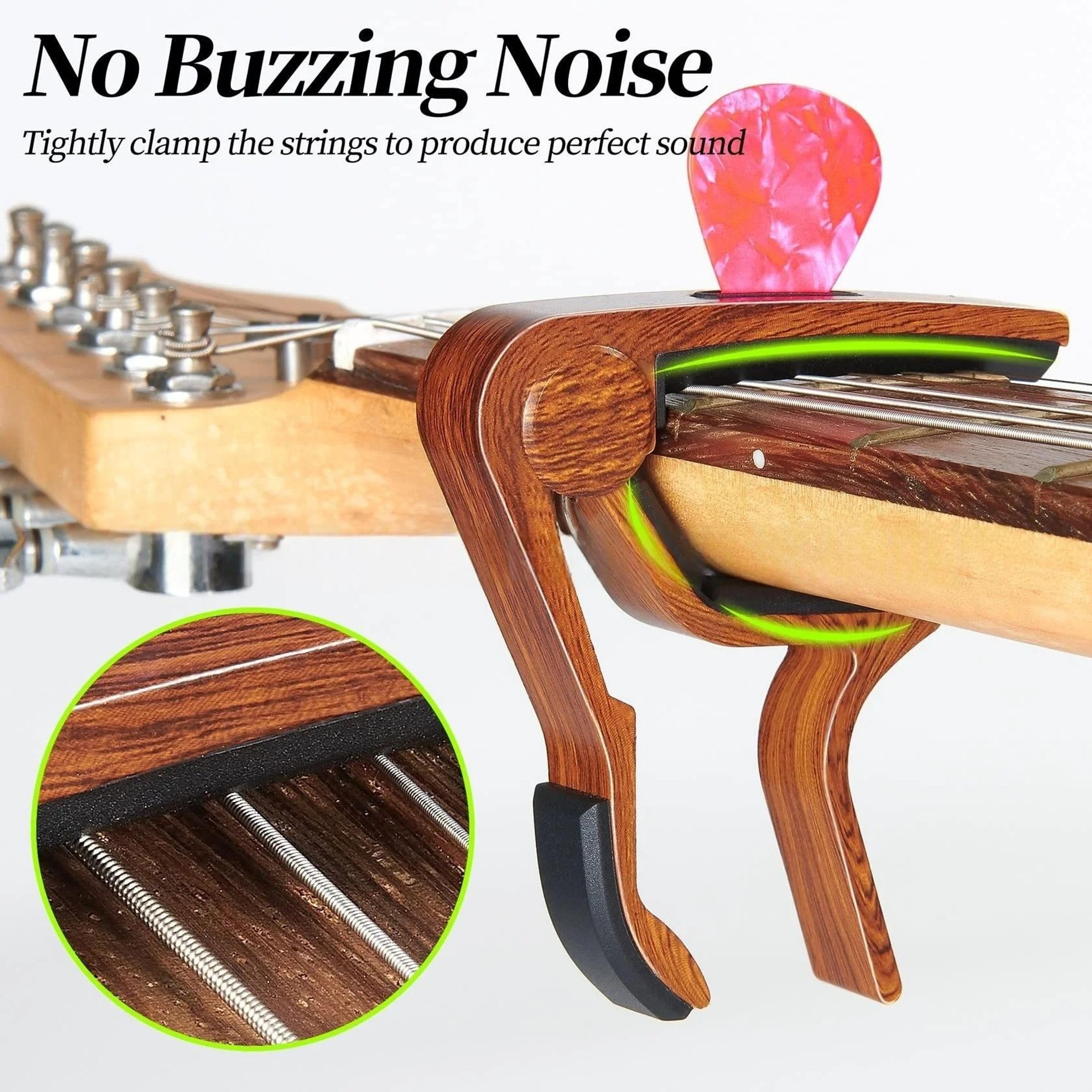 Professional Aluminum Guitar Capo And Performance Accessory Kit 3