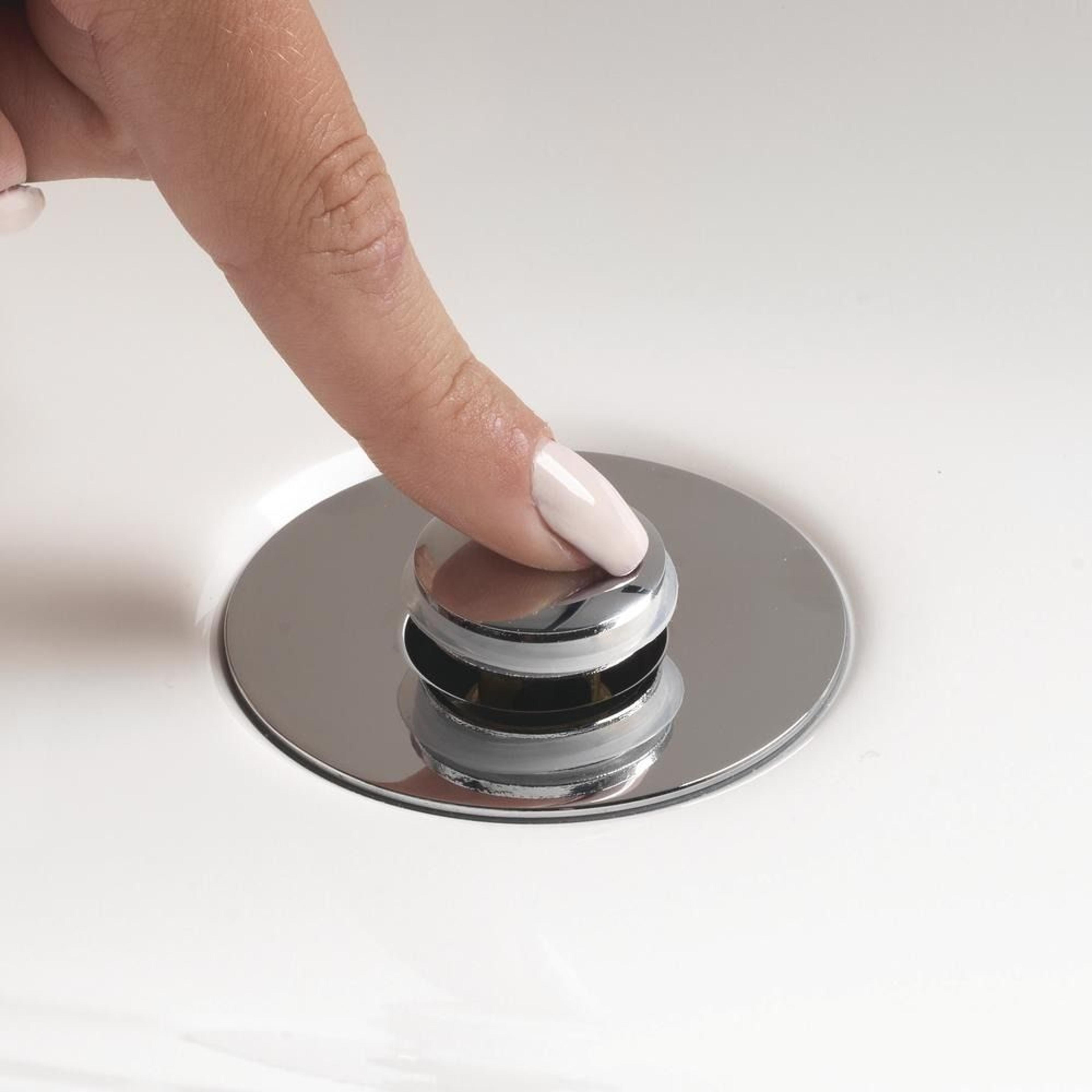 PopUp Bathroom Sink Drain Strainer With Removable Stainless Steel Hair Catcher And Drain Stopper 1