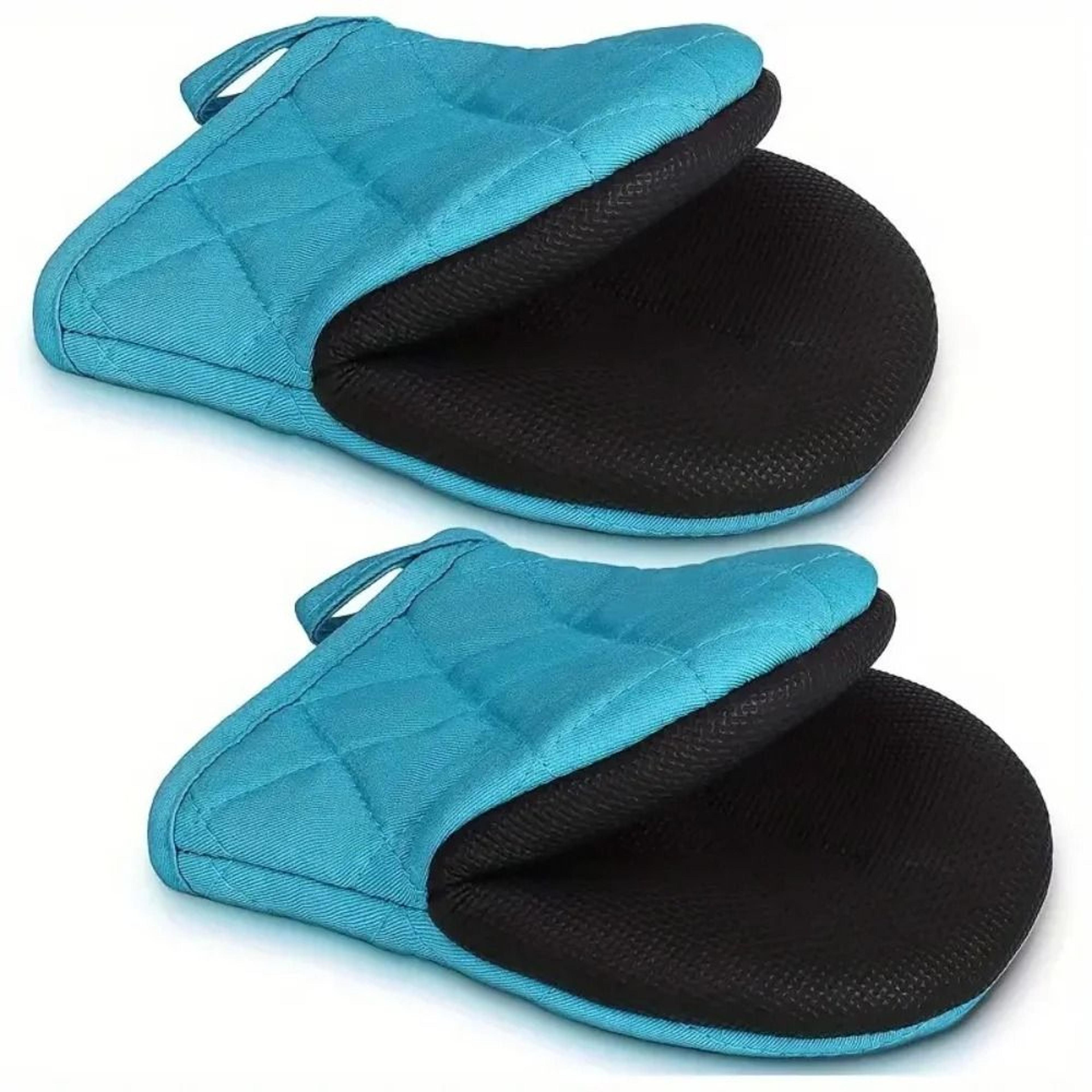 Professional HighHeat Resistant Silicone Mini Oven Mitts With NonSlip Grip 9