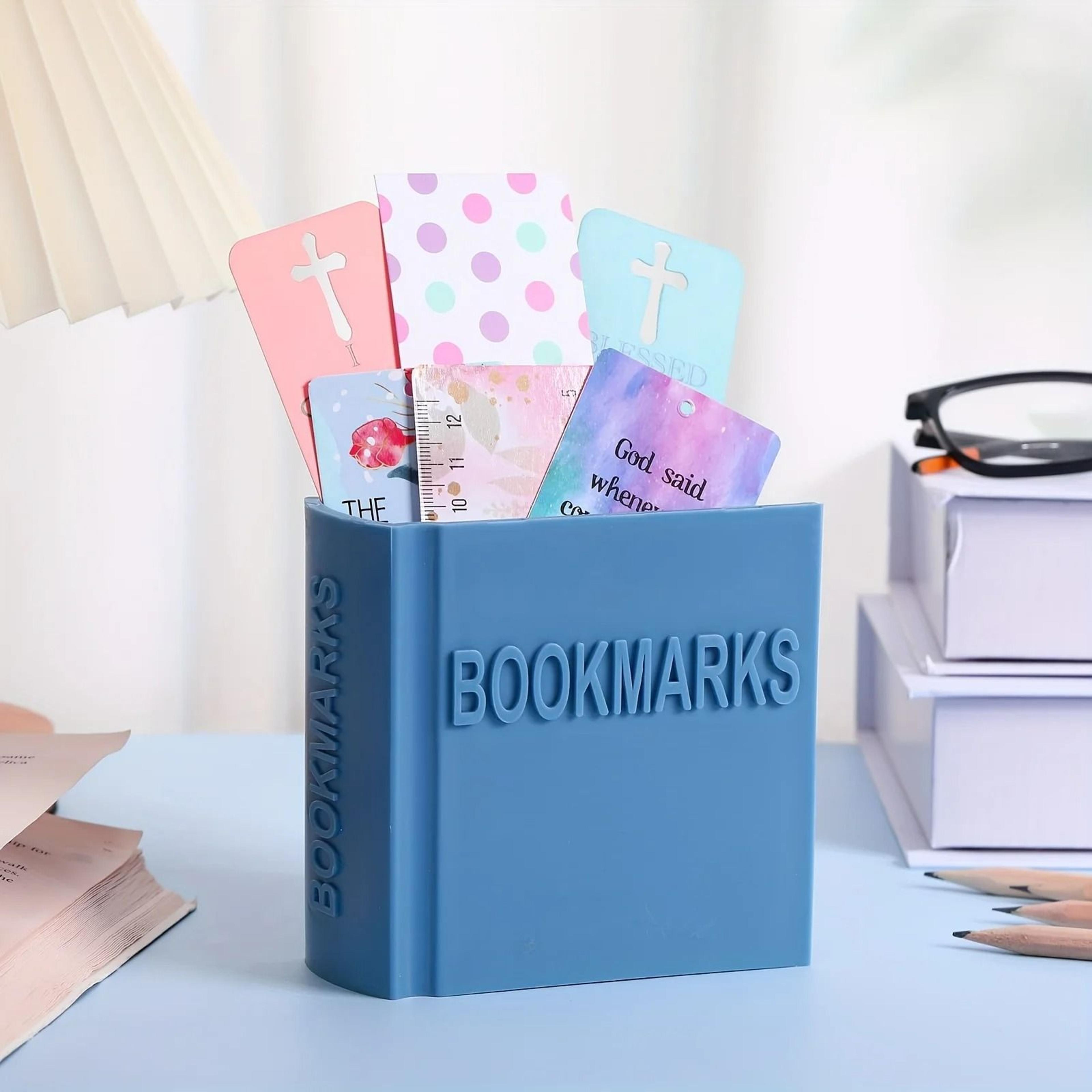 high-stability book-shaped desktop organizer and precision stationery storage box