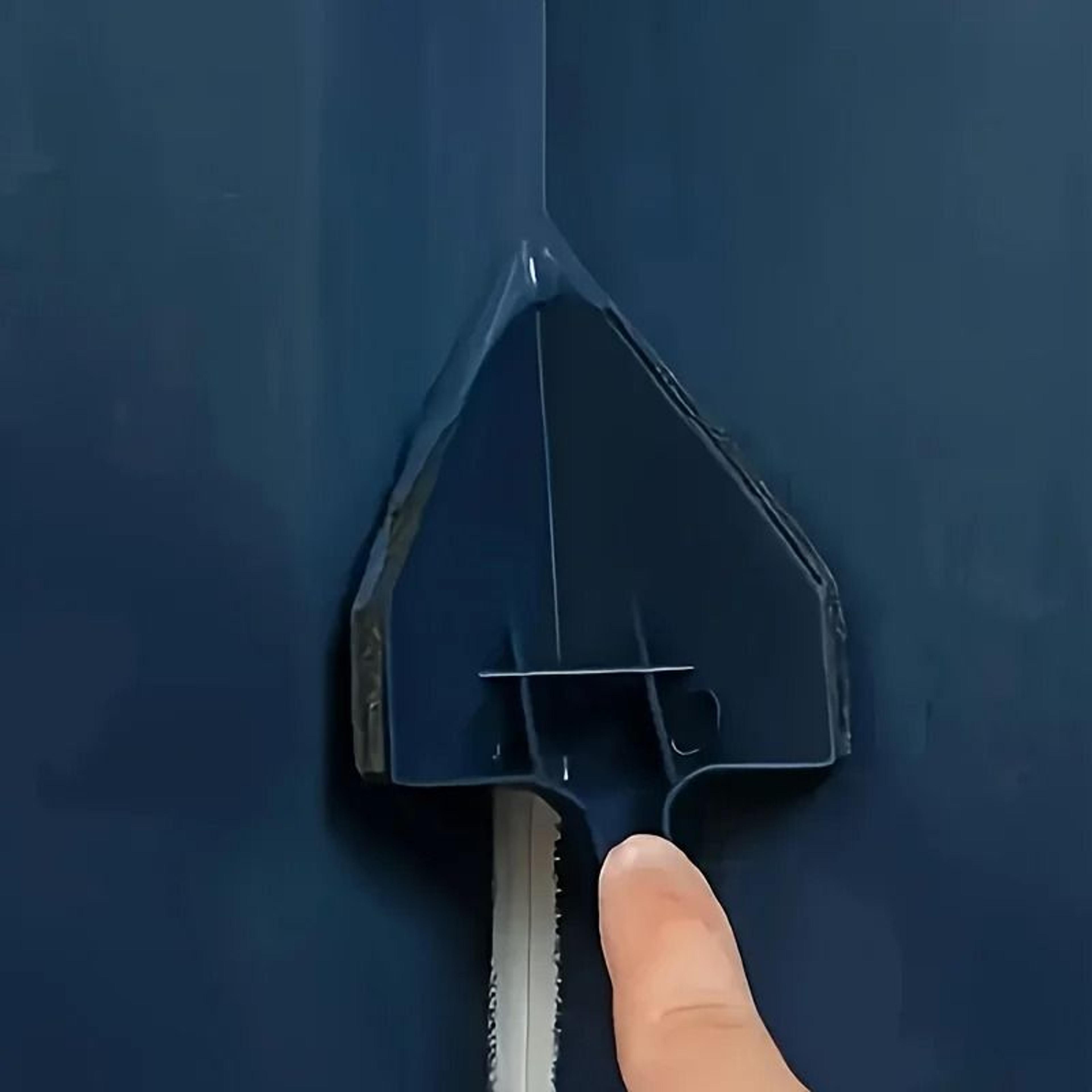 high precision triangle paint brush and industrial grade corner and gap finishing tool