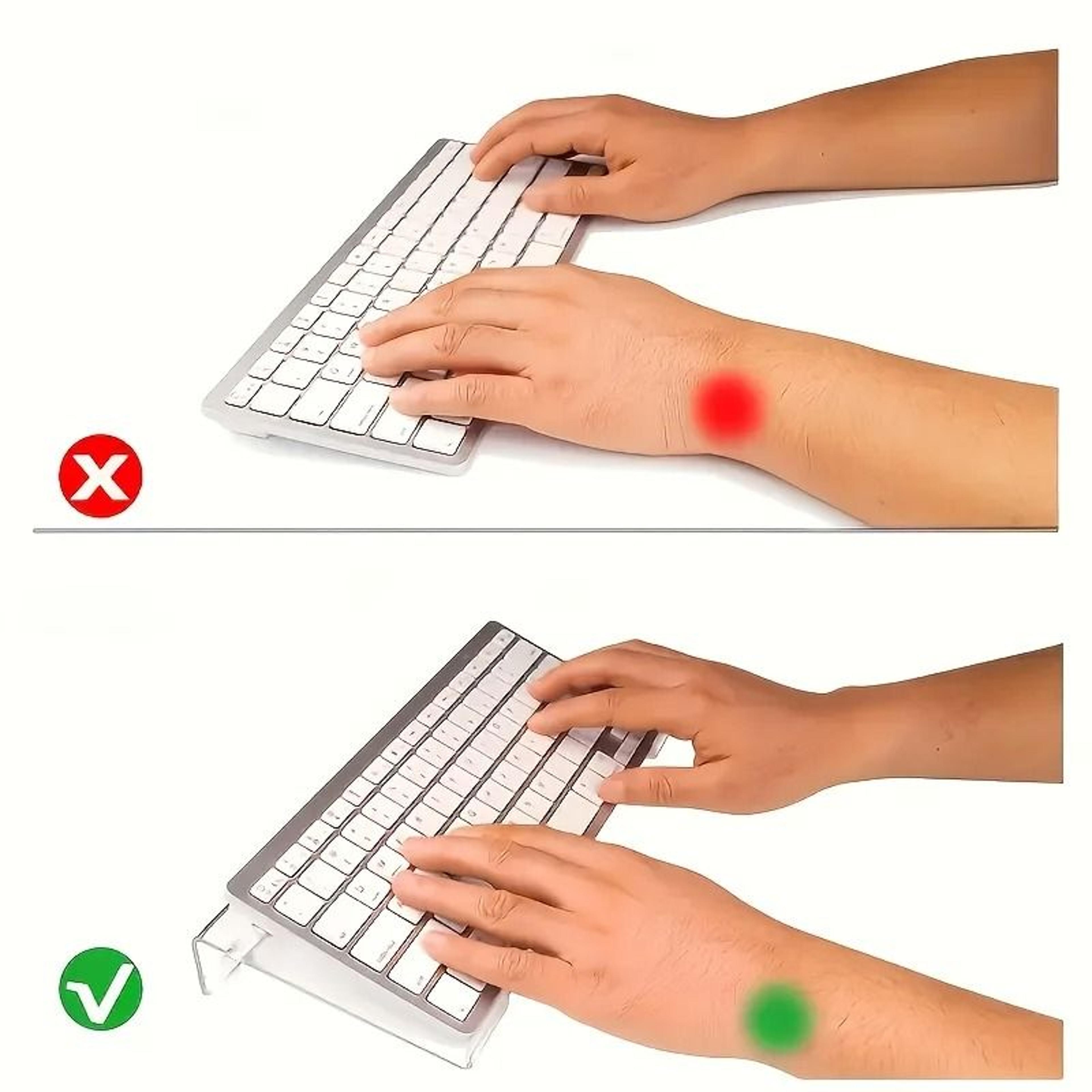 High Clarity Acrylic Keyboard Stand And Compact Desktop Lift Riser For Mechanical Keyboards And Min 4