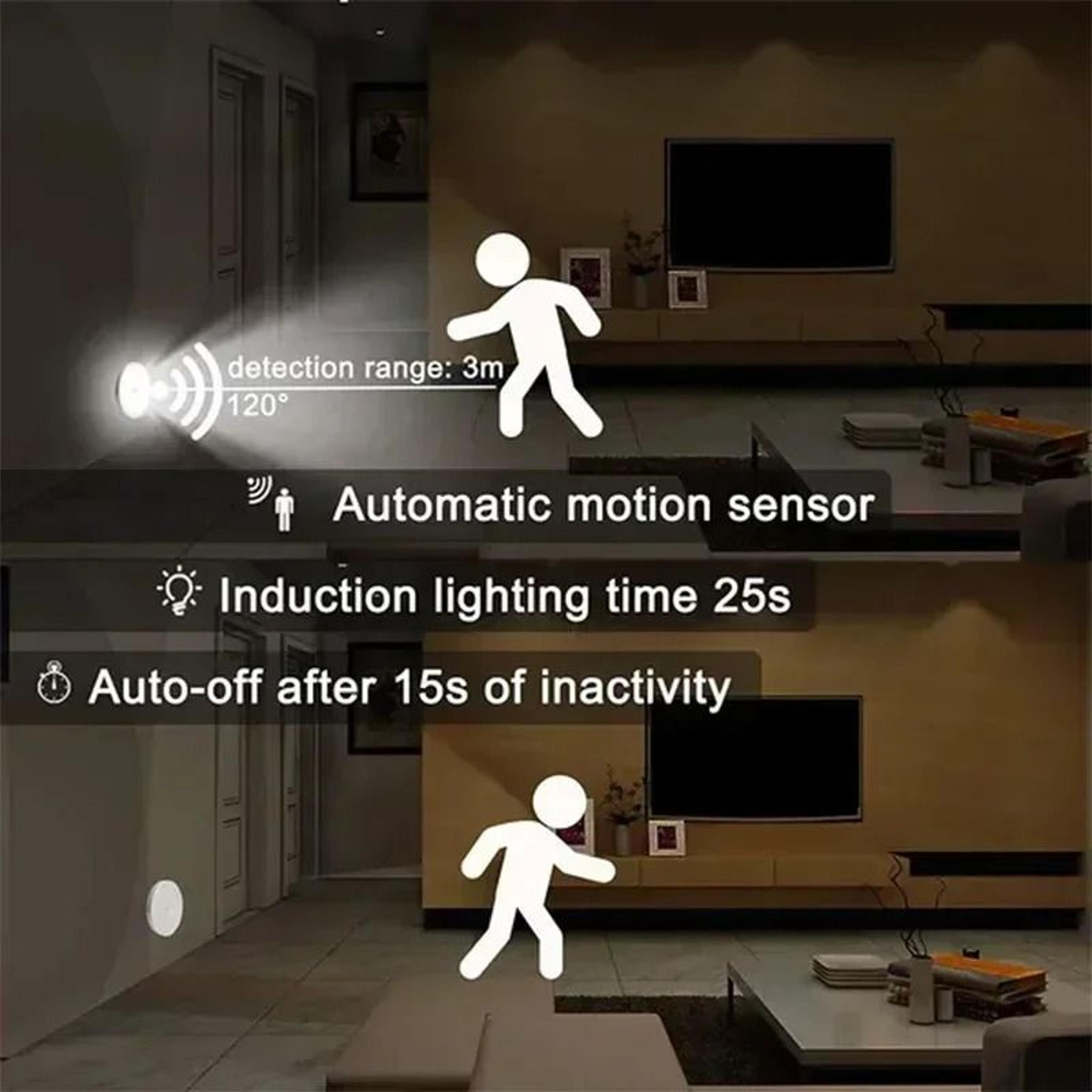PIR Motion Sensor LED Night Light And Wireless Closet Lamp 2 Pack 3