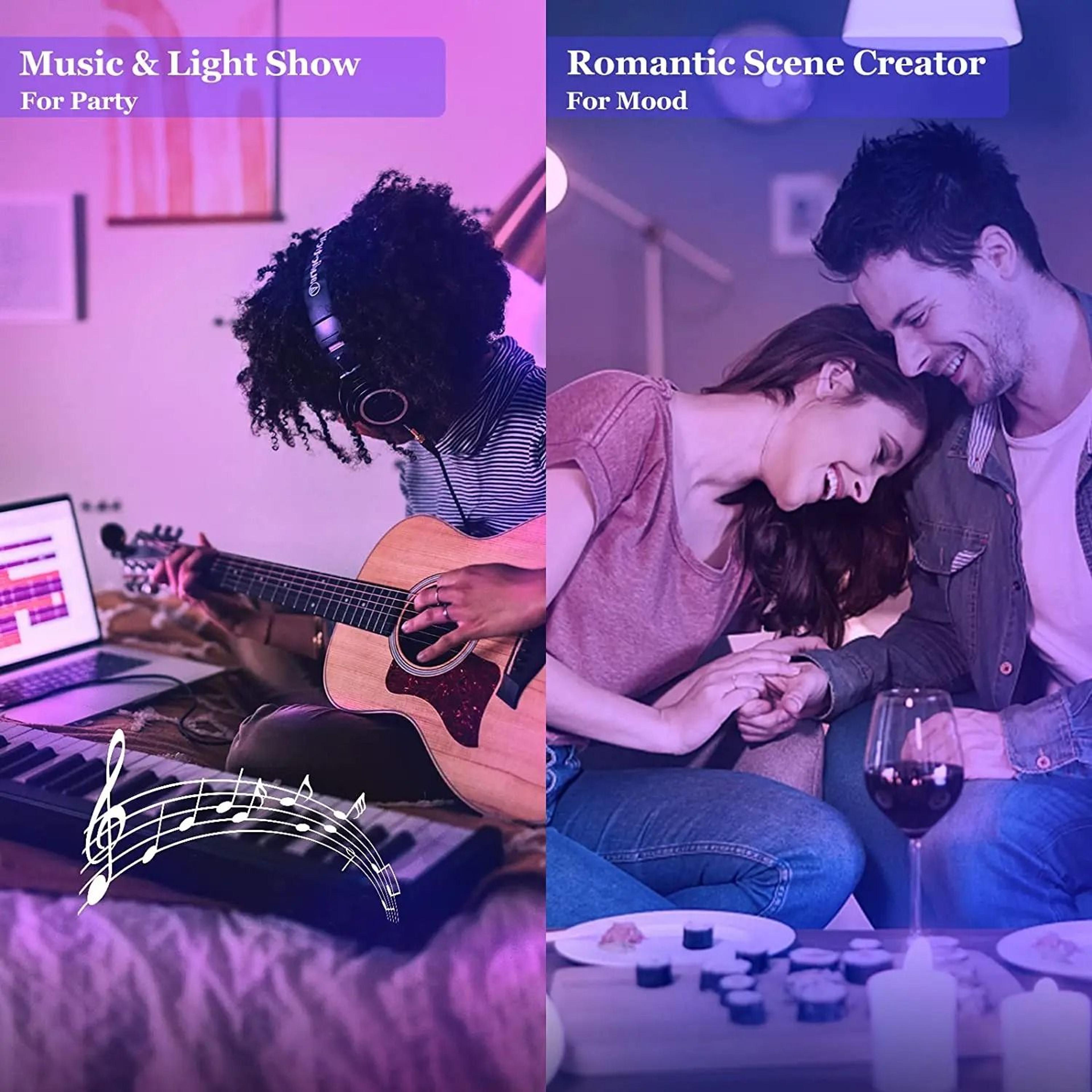 Atmospheric Smart RGB LED Bulb  WiFi  Bluetooth Color Changing Home Lighting 5