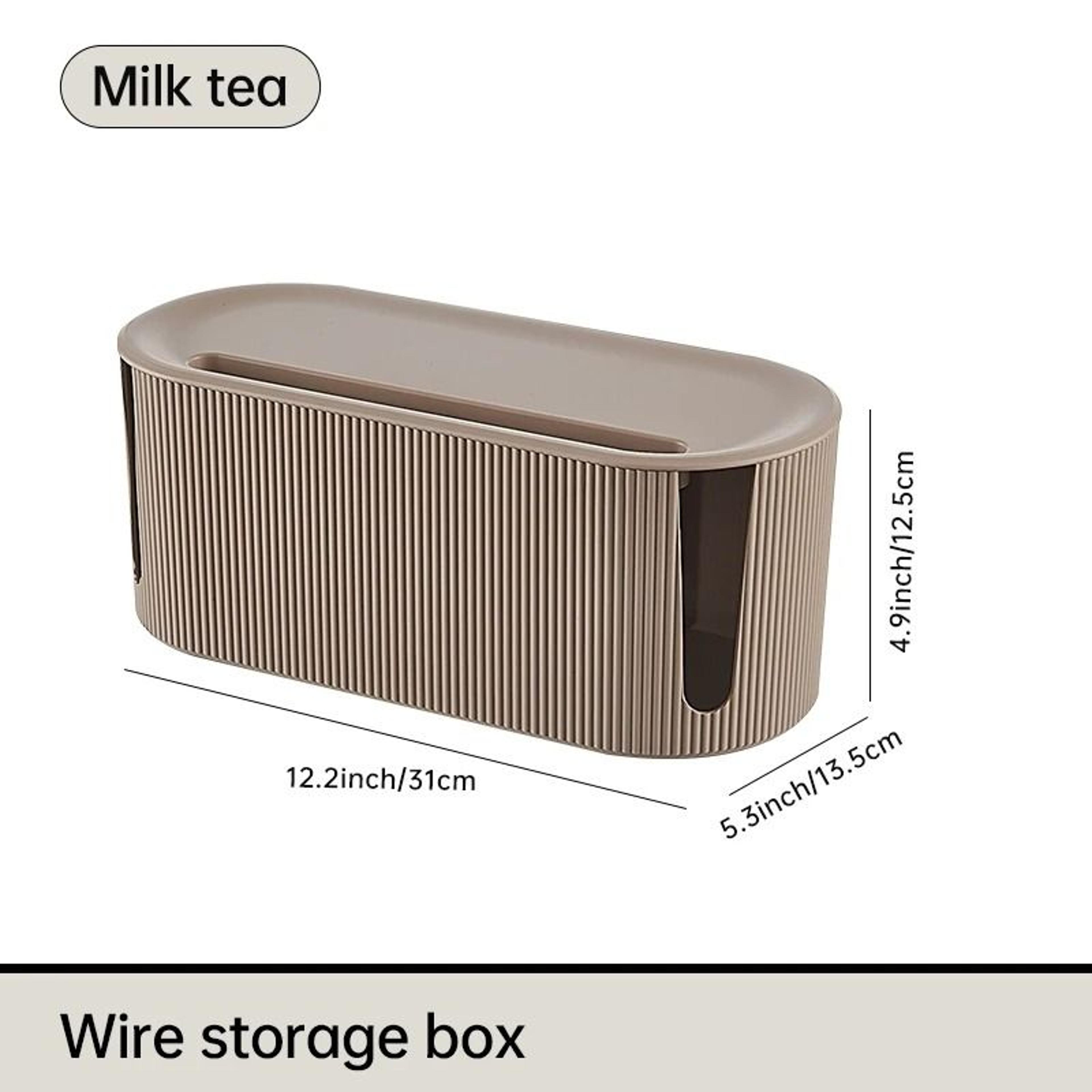 Nordic Style Cable Management Box  Sleek Desktop Organizer For Power Strips  WiFi Routers 4