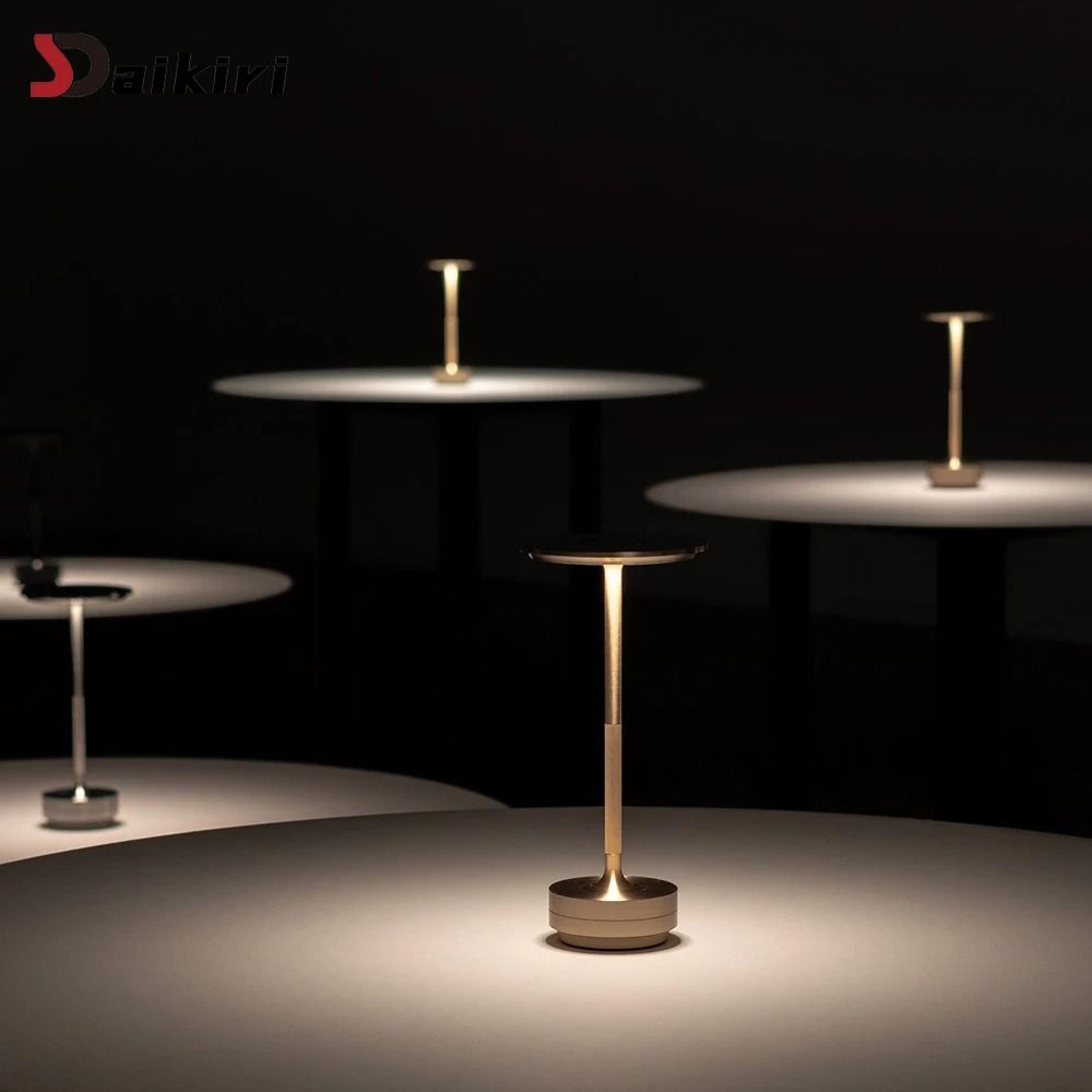 Aluminum Alloy Simple Decorative Lamp  Retro Portable Touch Desk Lamp 4
