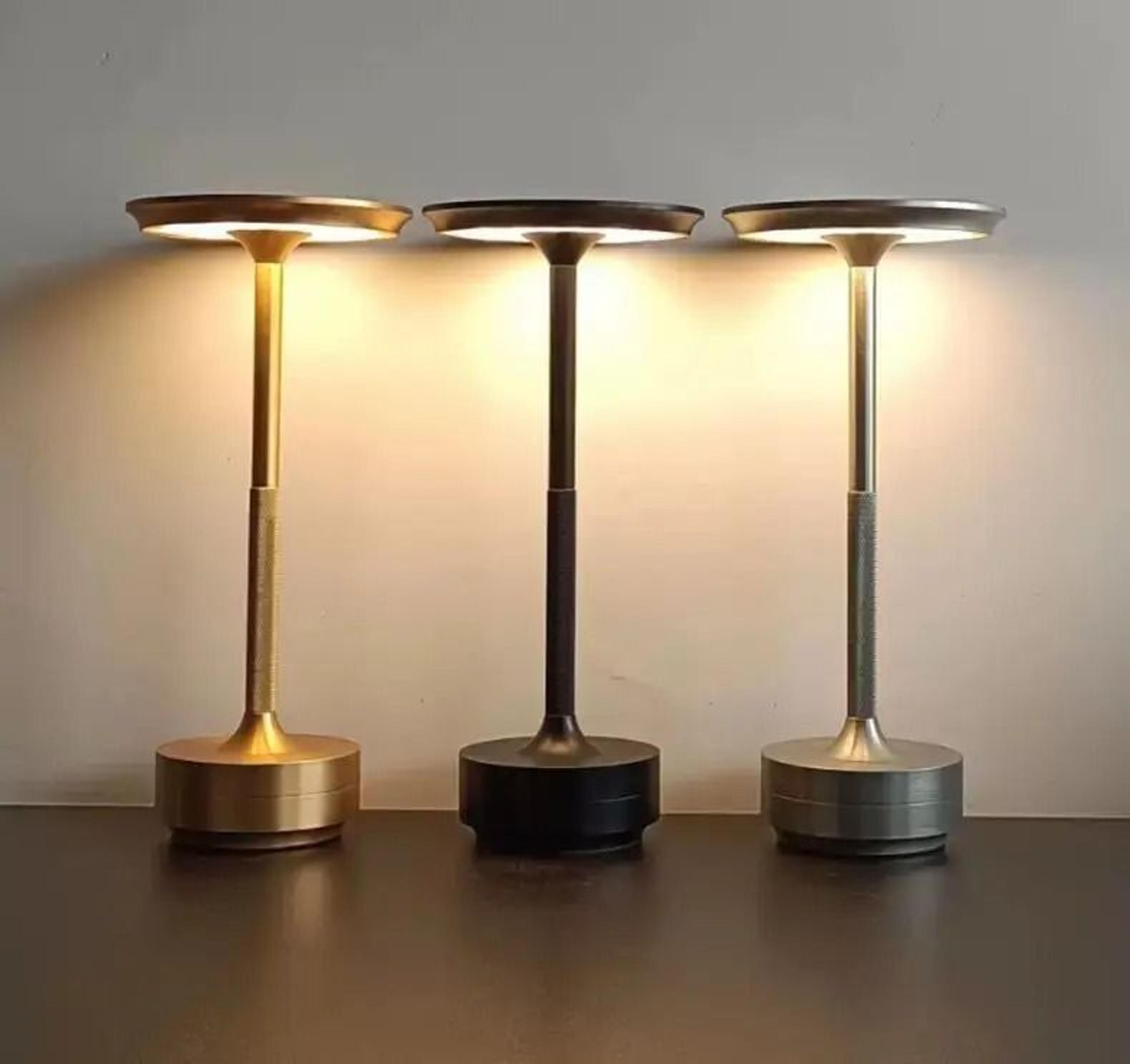 Aluminum Alloy Simple Decorative Lamp  Retro Portable Touch Desk Lamp 5