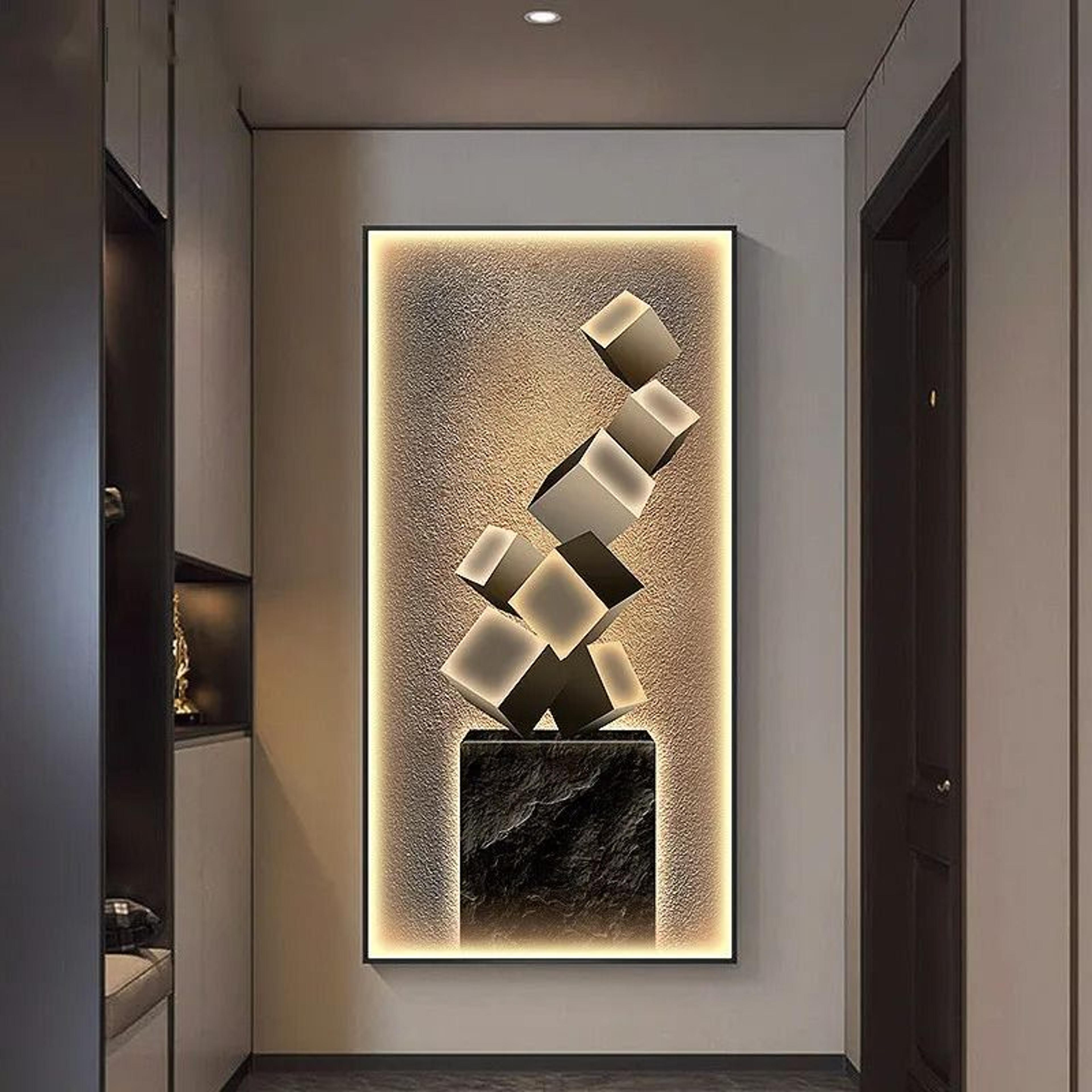 Modern Creative Mural Wall Lamp  Artistic LED Decoration For Living Room  Staircase 8