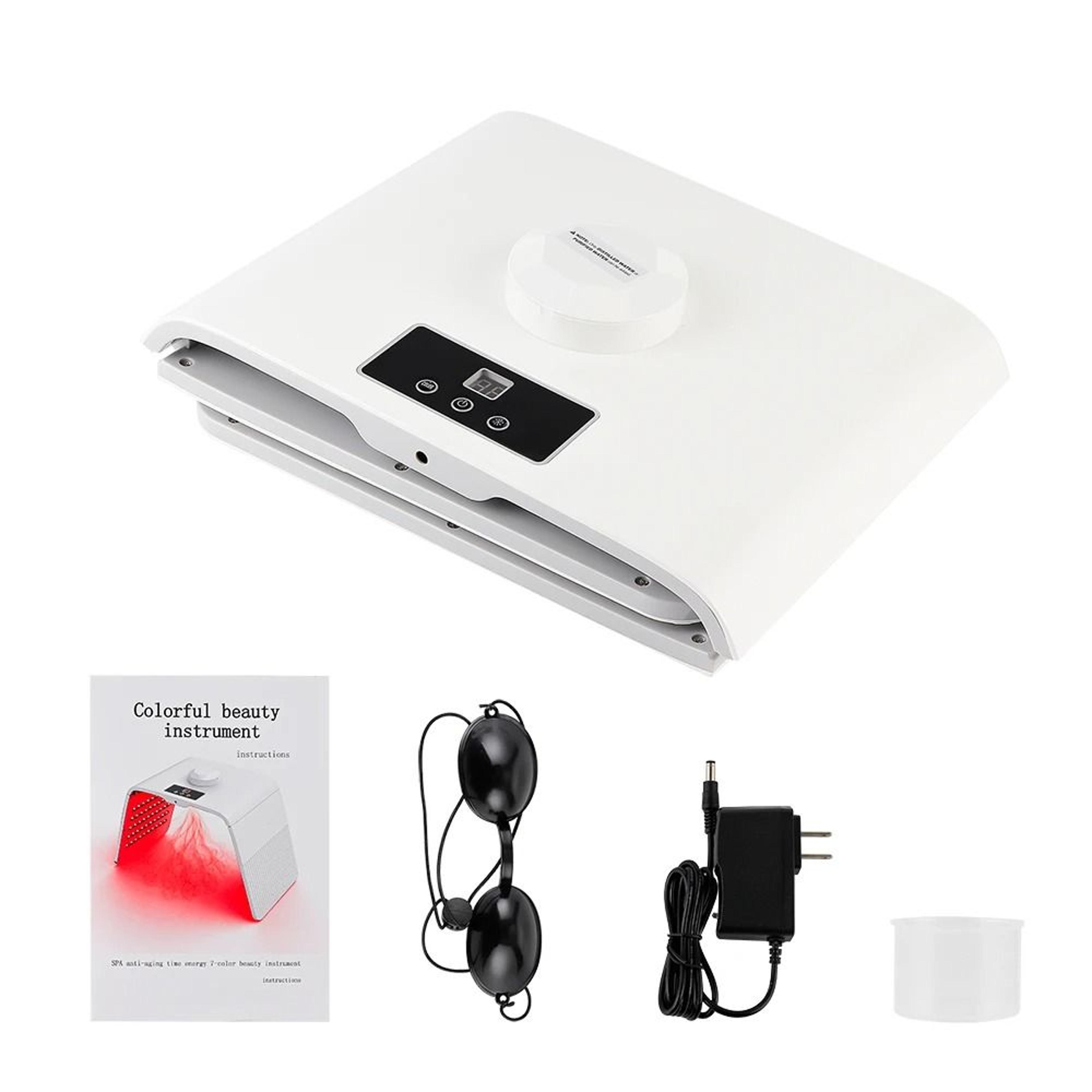 7Color LED PDT Skin Rejuvenation Mask With Nano Water Sprayer 6