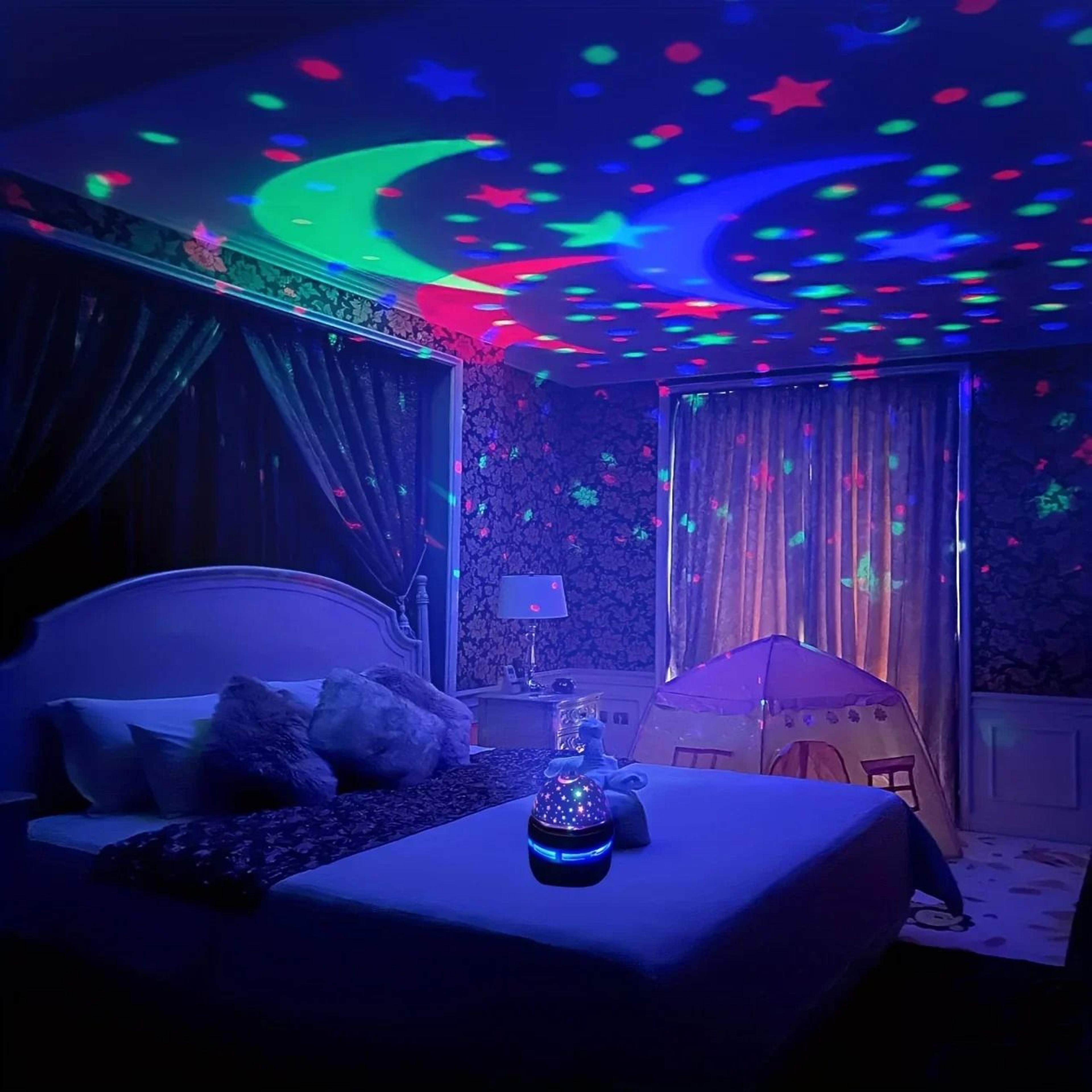 USB Magic Ball Stage Light  Rotating RGB Starry Sky  Moon Projector For Home Atmosphere 2