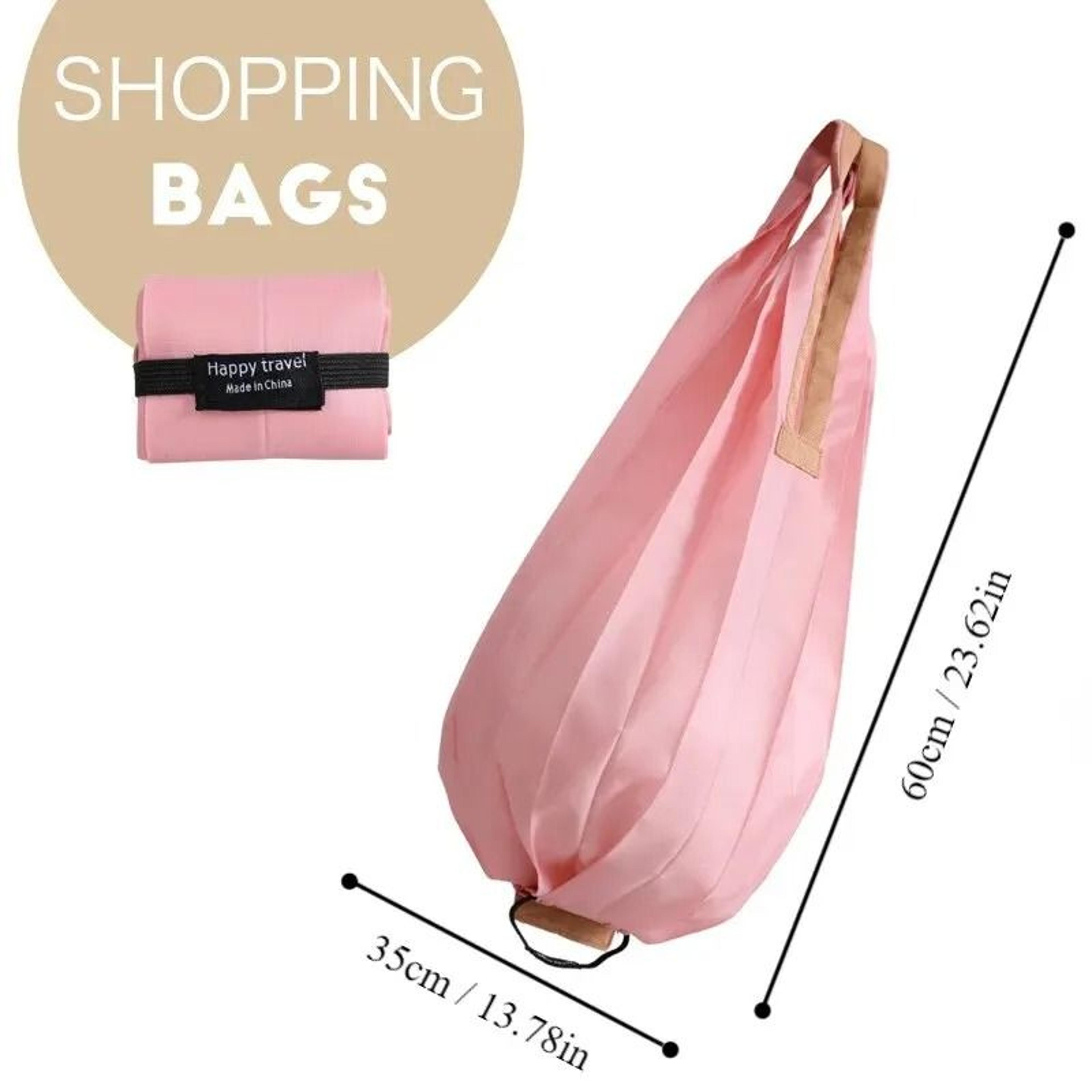 Folding EcoFriendly Shopping Bag  UltraLightweight Large Capacity Tote 7