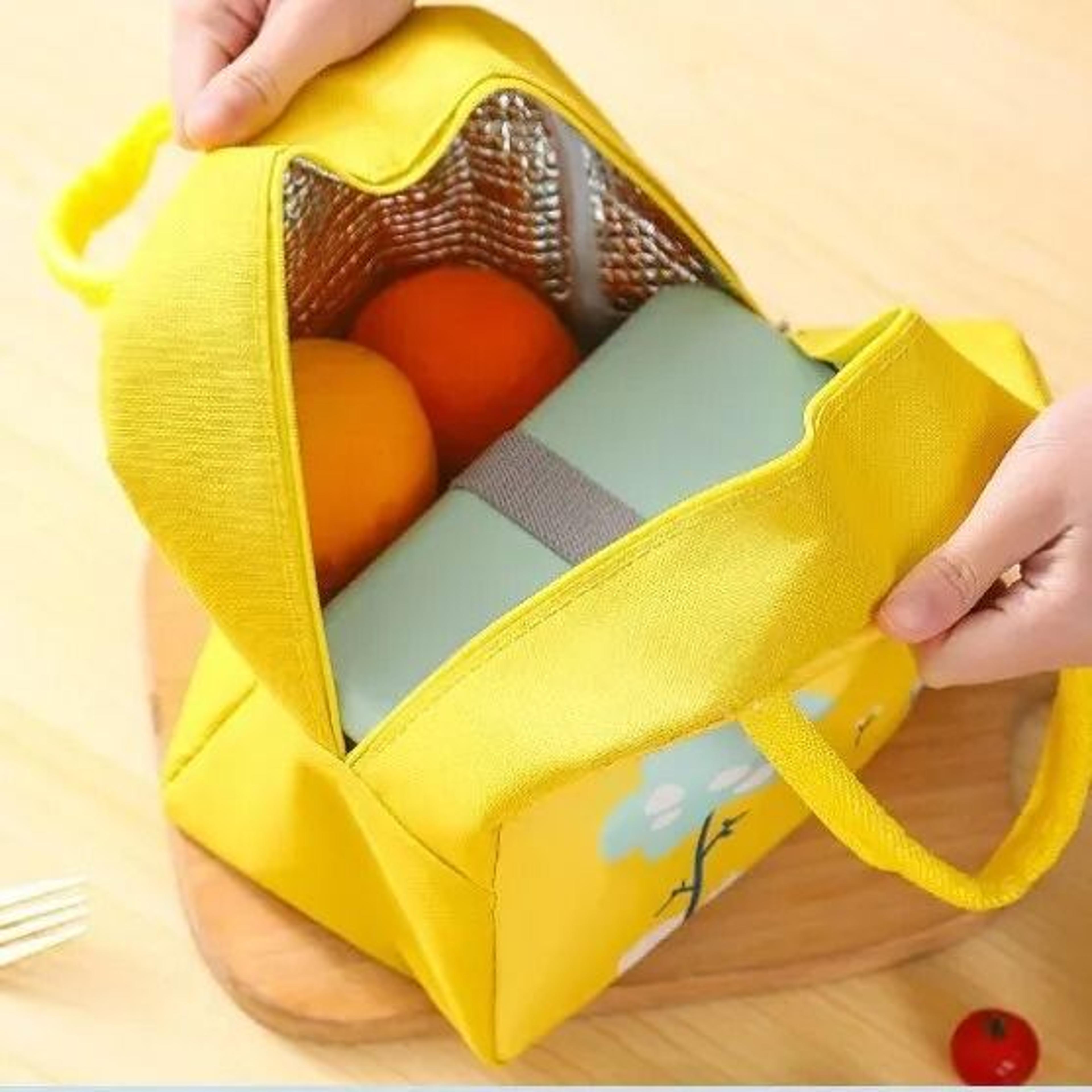 Cartoon Insulated Lunch Box Tote  Thickened Aluminum Foil Bento Bag 4