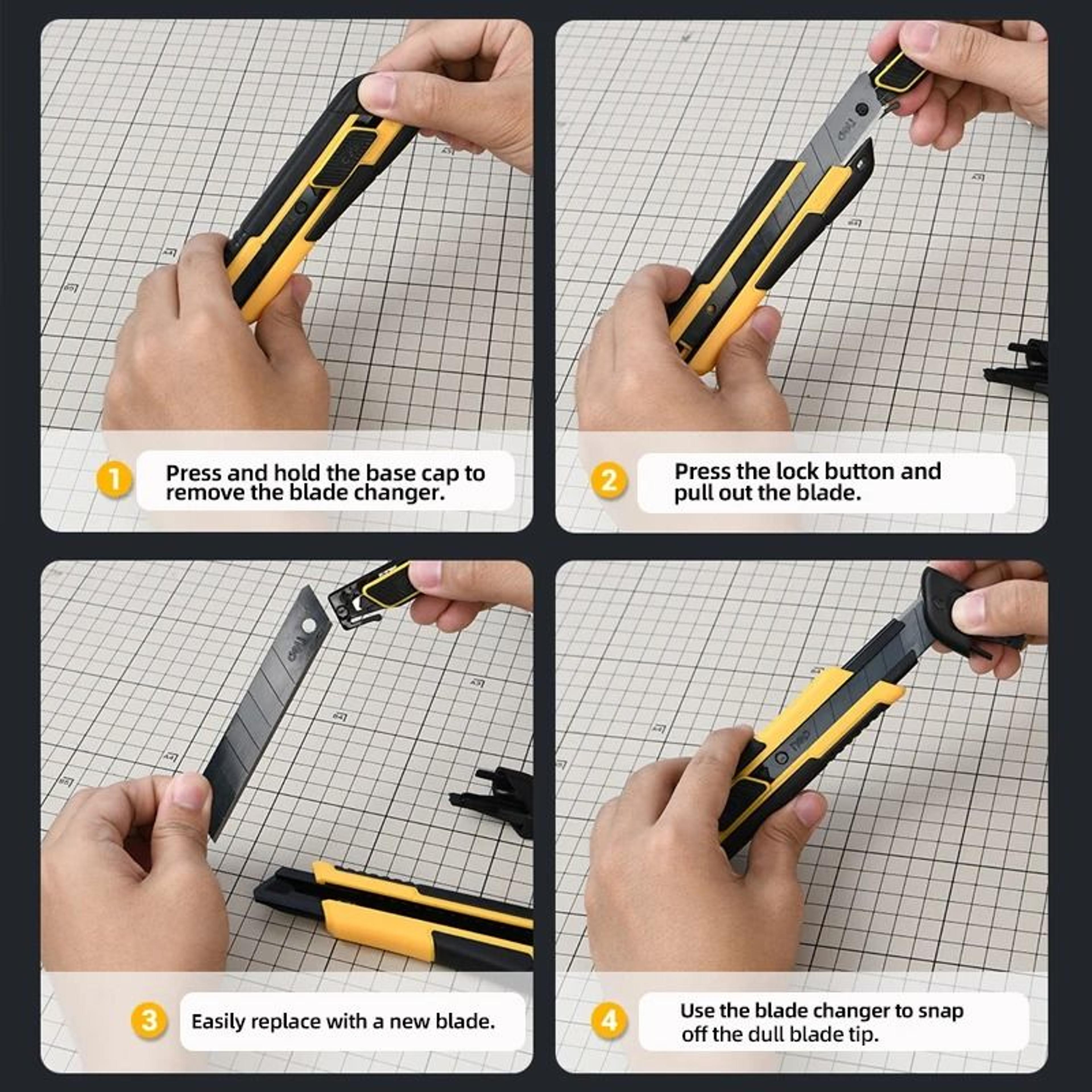 HeavyDuty 18MM SnapOff Utility Knife 2