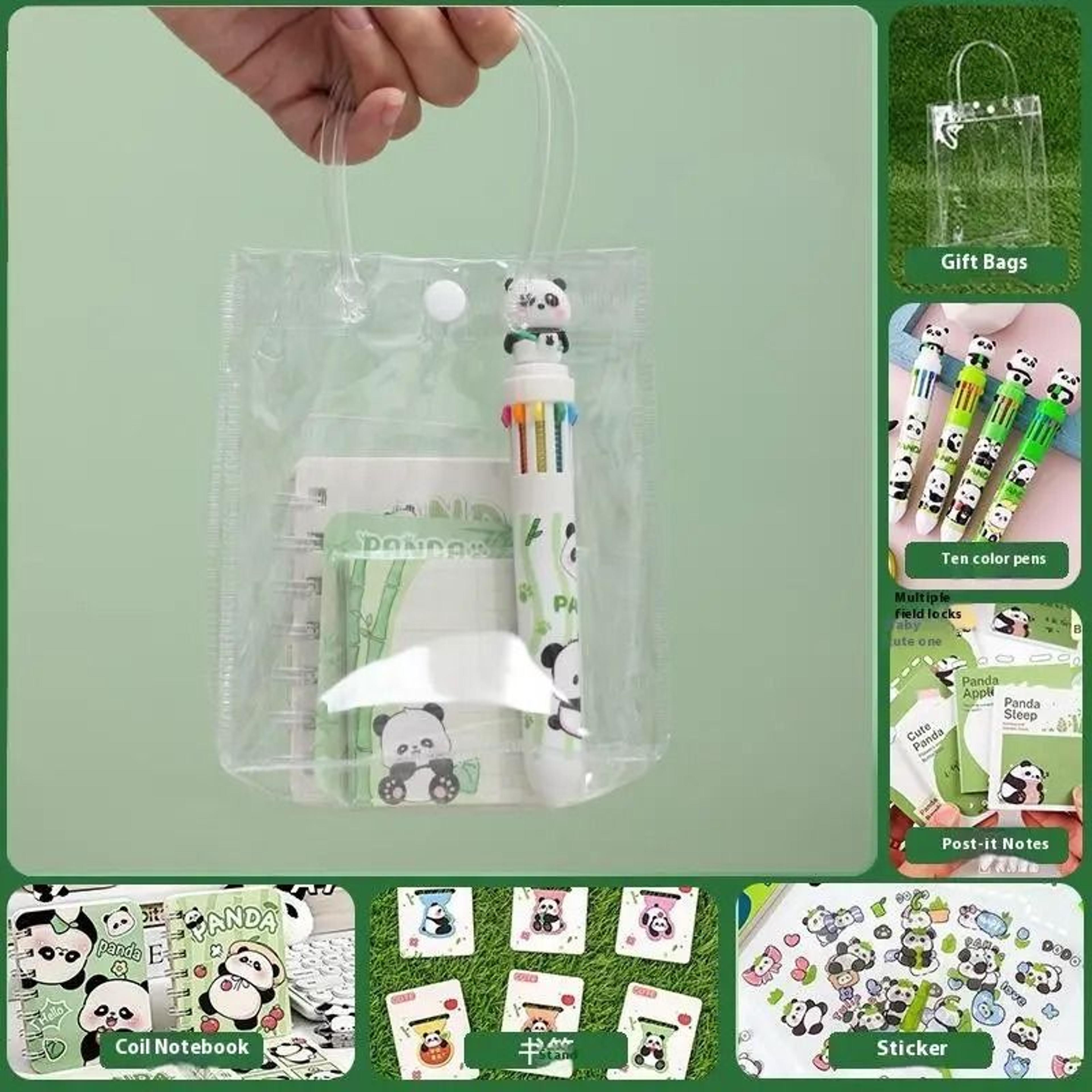 Kawaii Capybara Stationery Gift Set  Handbag Edition With Plush Pendants  Notebook 12