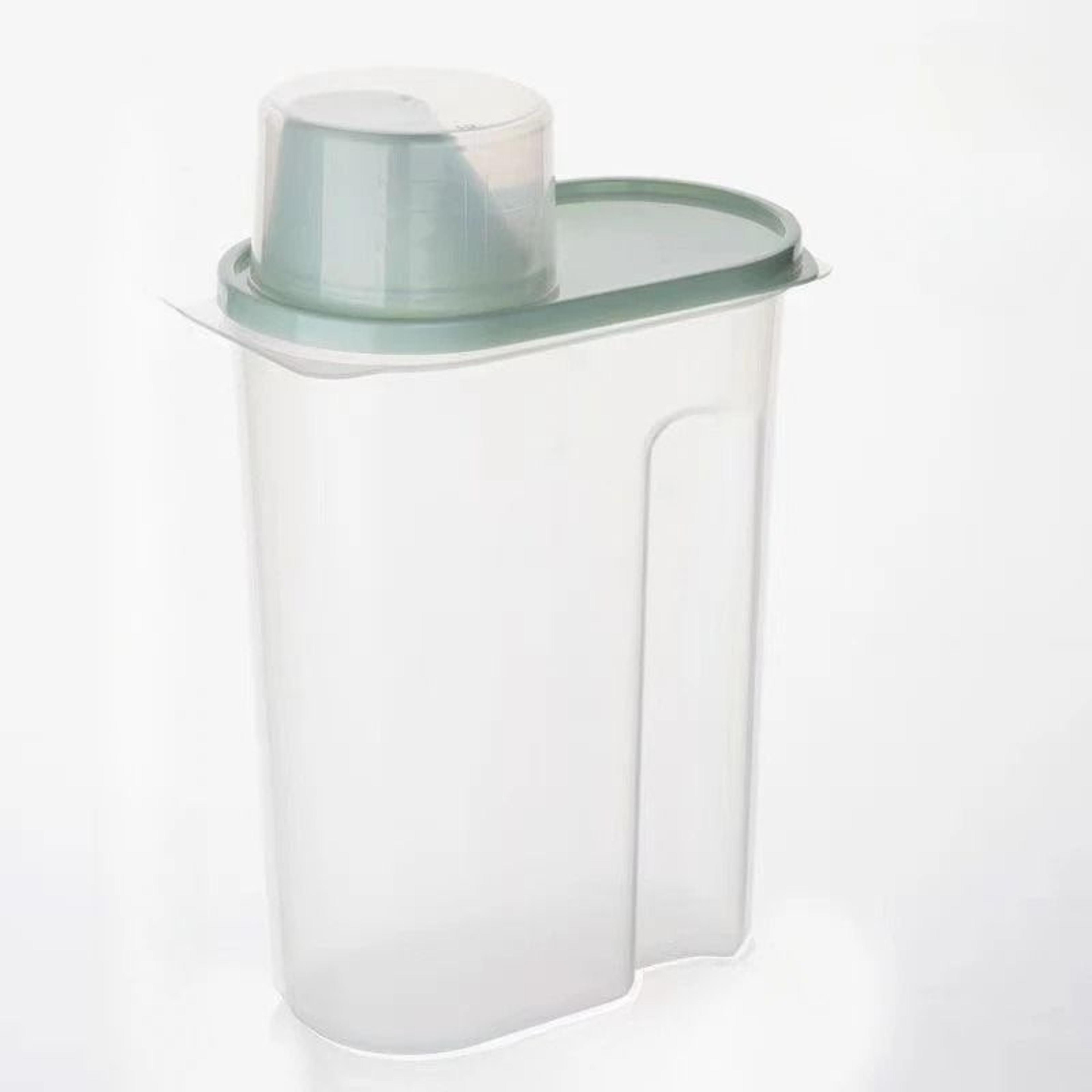 Household Kitchen Grain Storage Box  Sealed Food Container With Measuring Cup 7