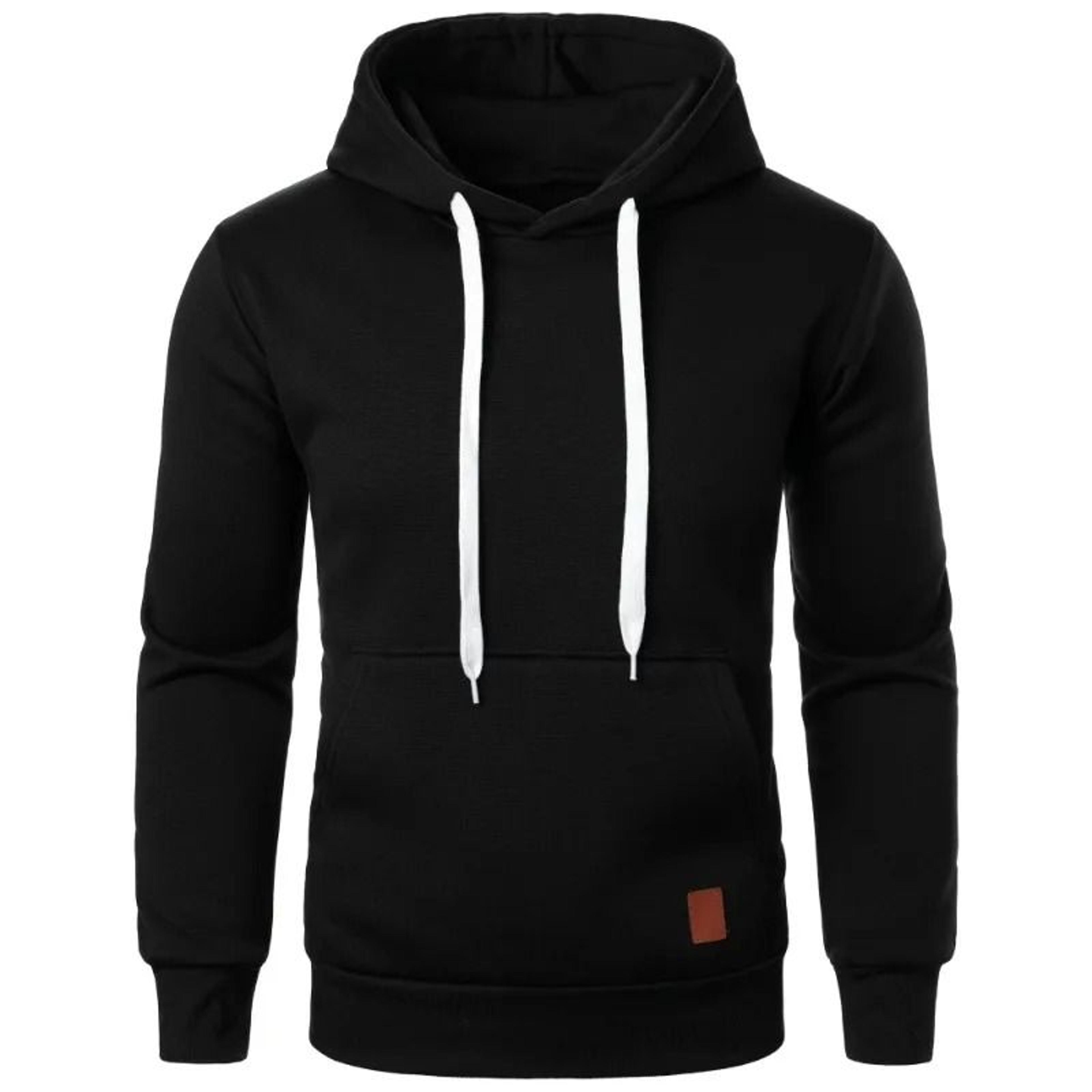 mens casual lightweight hoodie | solid color outdoor streetwear