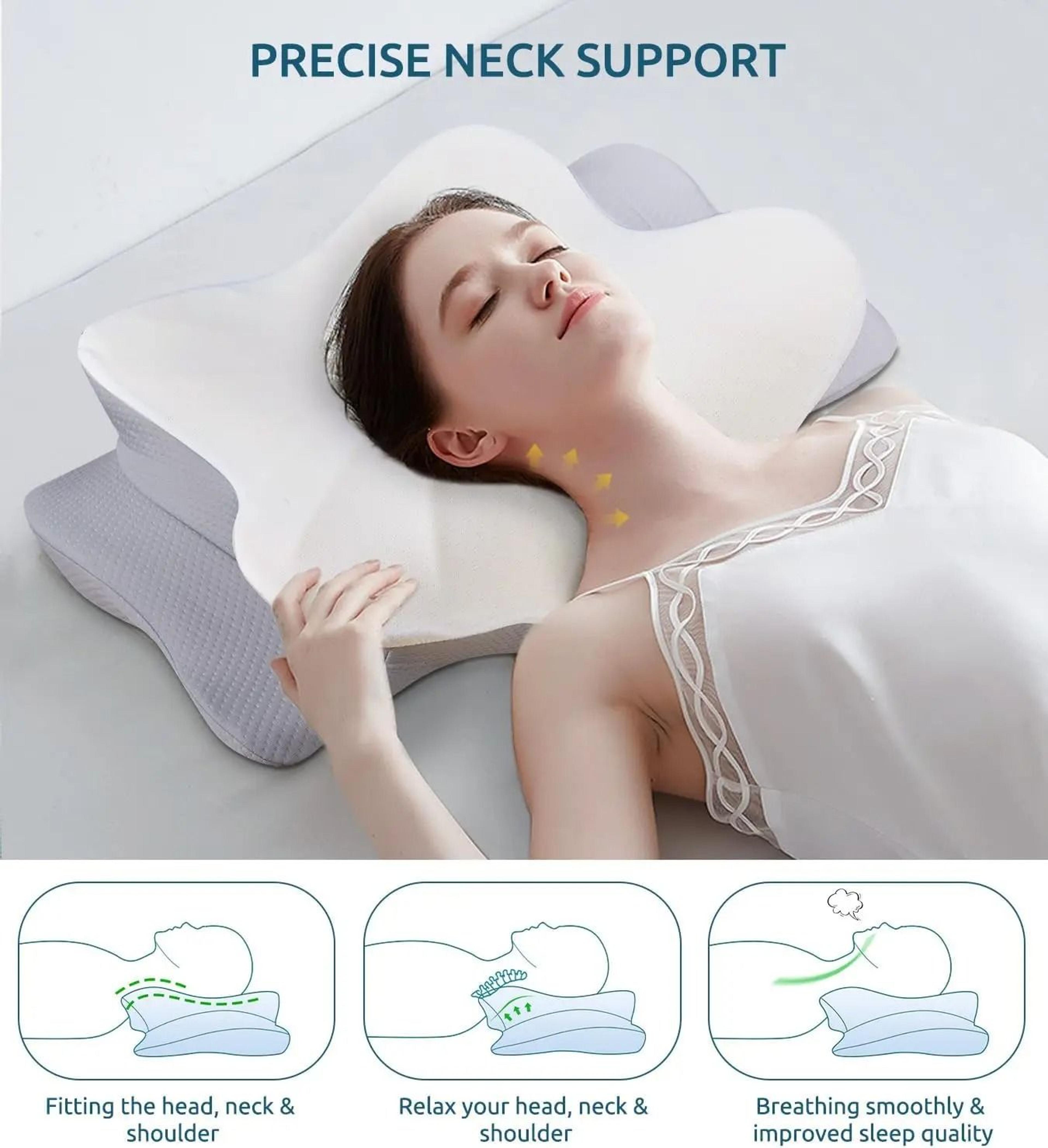 Ergonomic Memory Foam Orthopedic Cervical Pillow 2