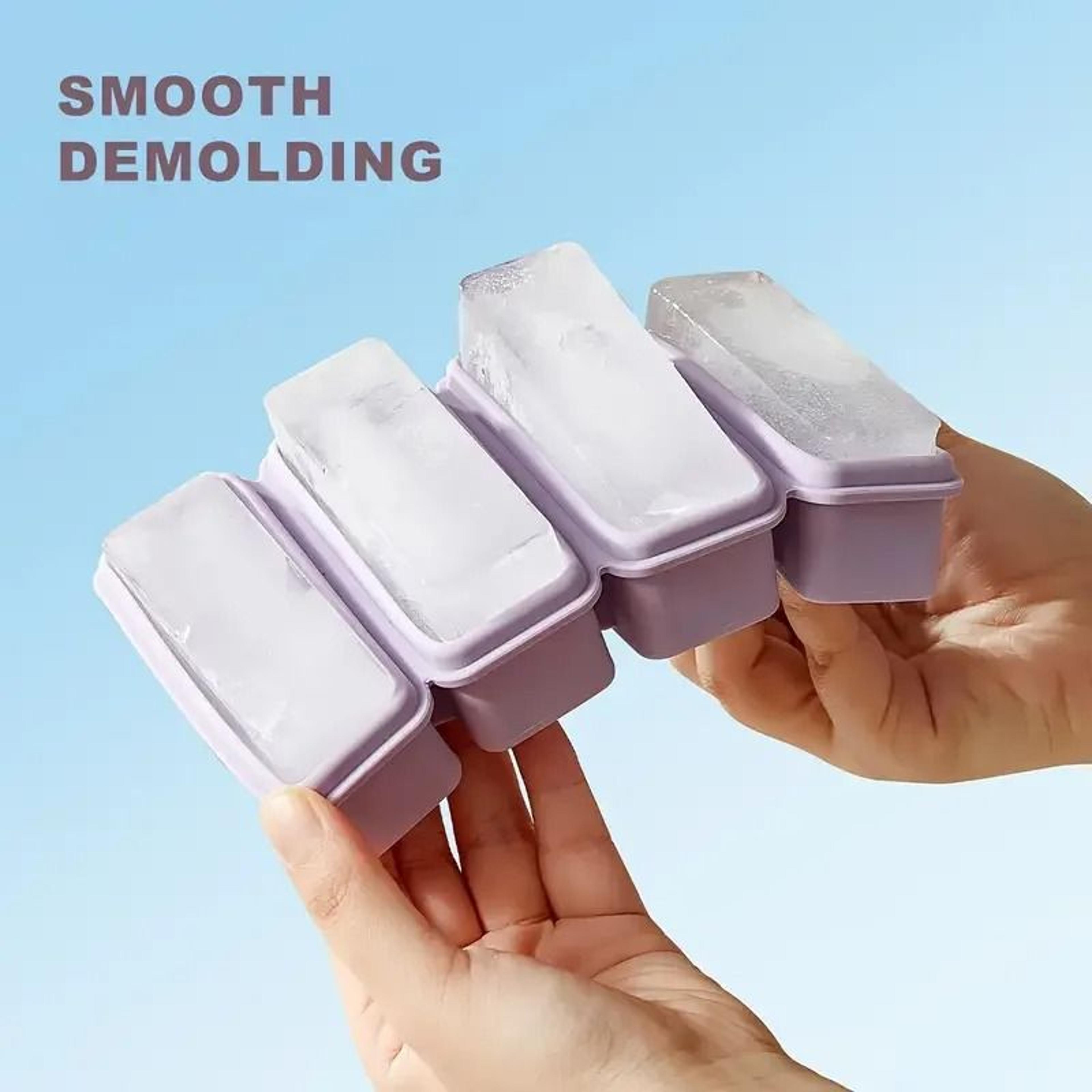 Silicone Ice Cube Tray  BPAFree  EasyRelease Design 3