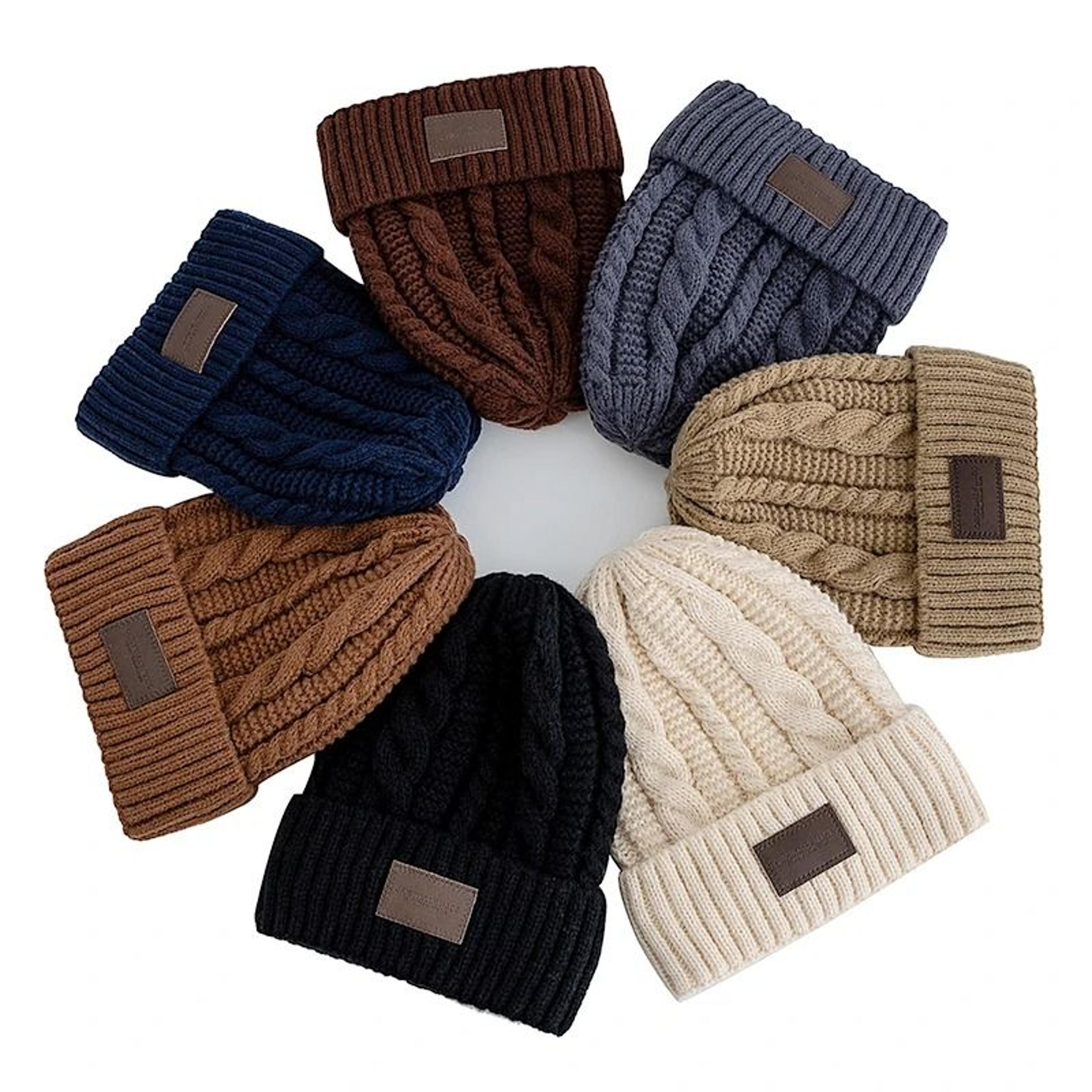 Couple Beanie  UltraWarm Chic Knit Cap For Outdoor Winter Wear 6