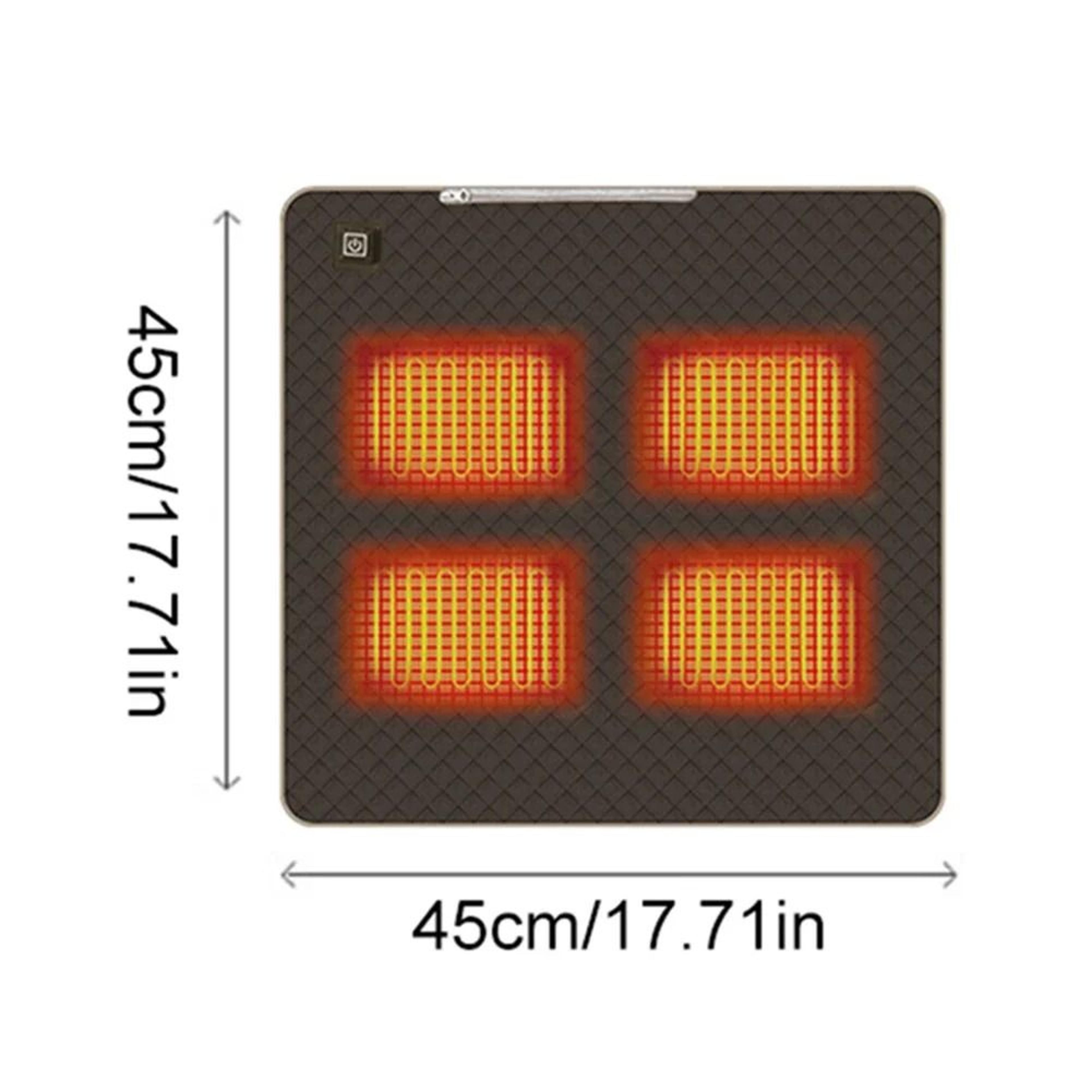 5V USB Graphene Heating Pad  3Level Thermal Cushion For Outdoor Camping  Home 7
