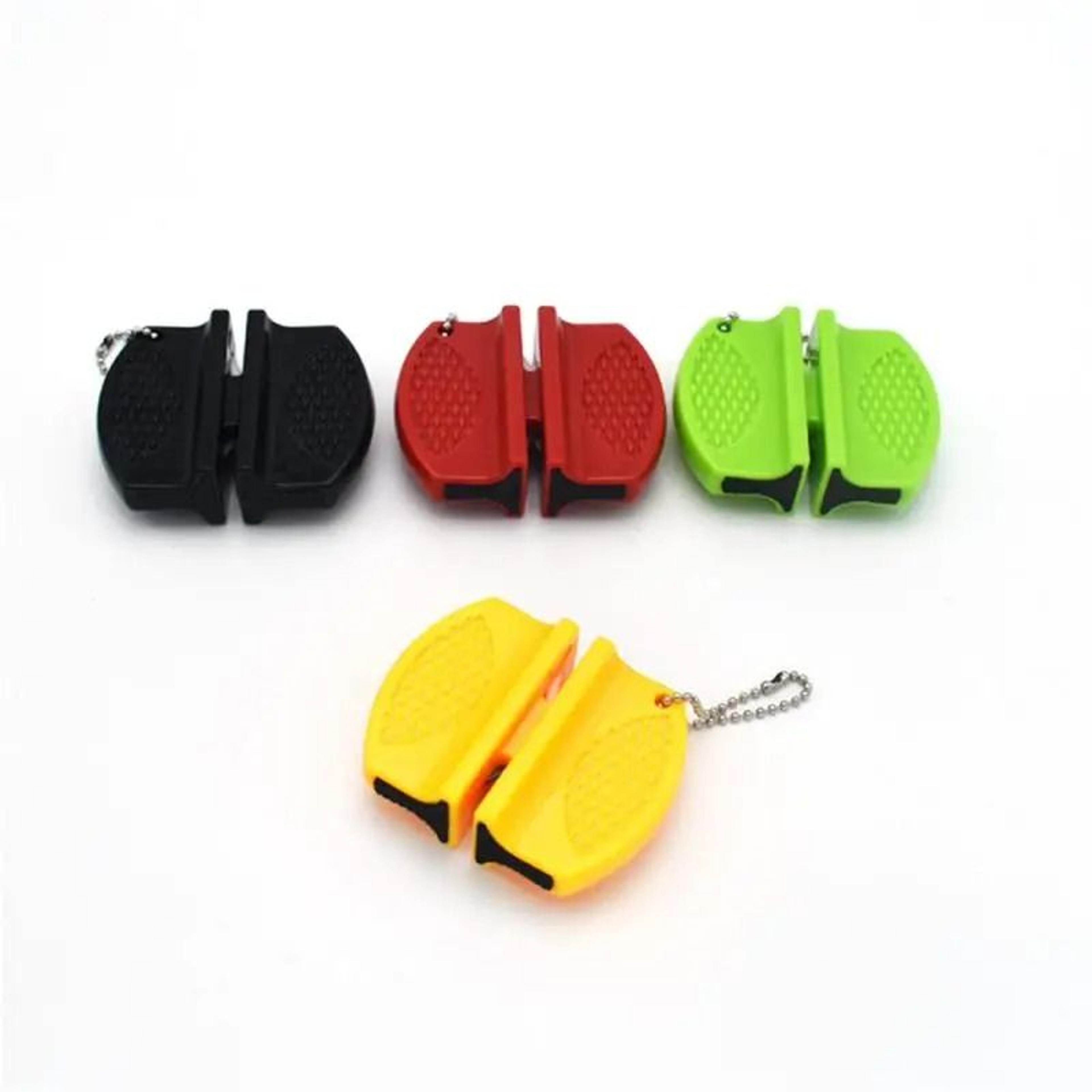 2Stage Handheld Knife Sharpener  Portable Quick Sharpening Tool With NonSlip Base 3