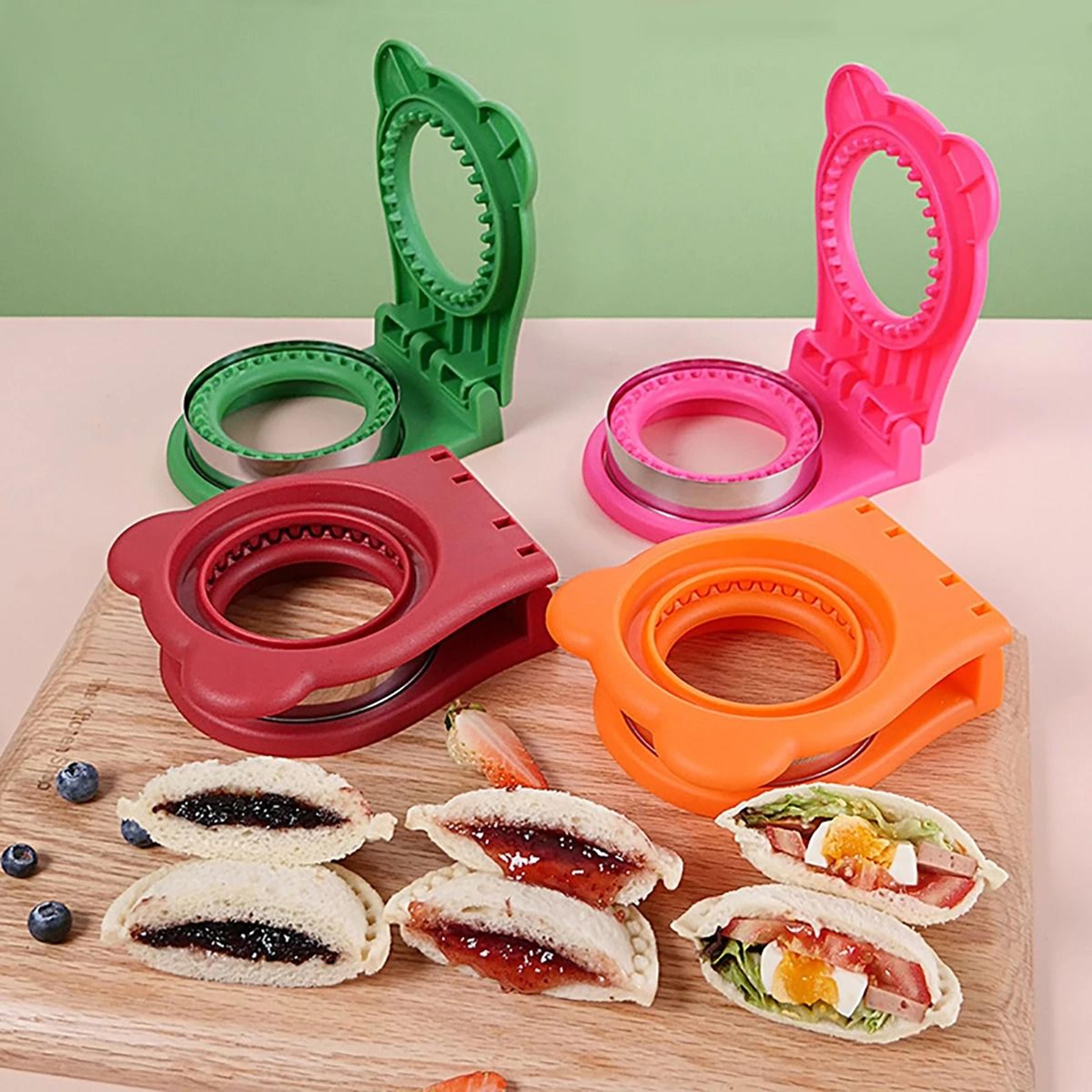 toast sandwich cutter & mold sealer – stainless steel circular bread & pastry tool