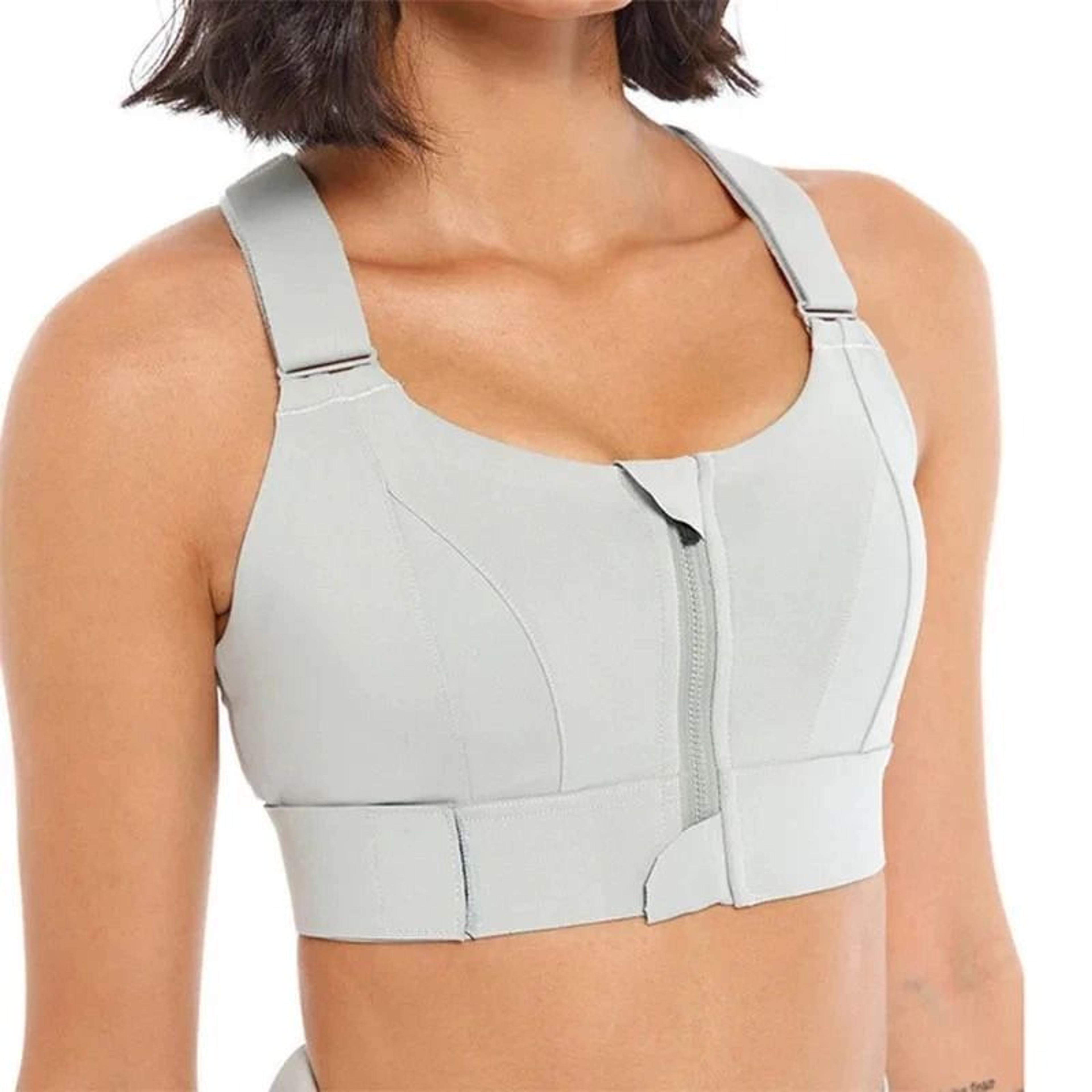 HighImpact Adjustable FrontZipper Sports Bra 9