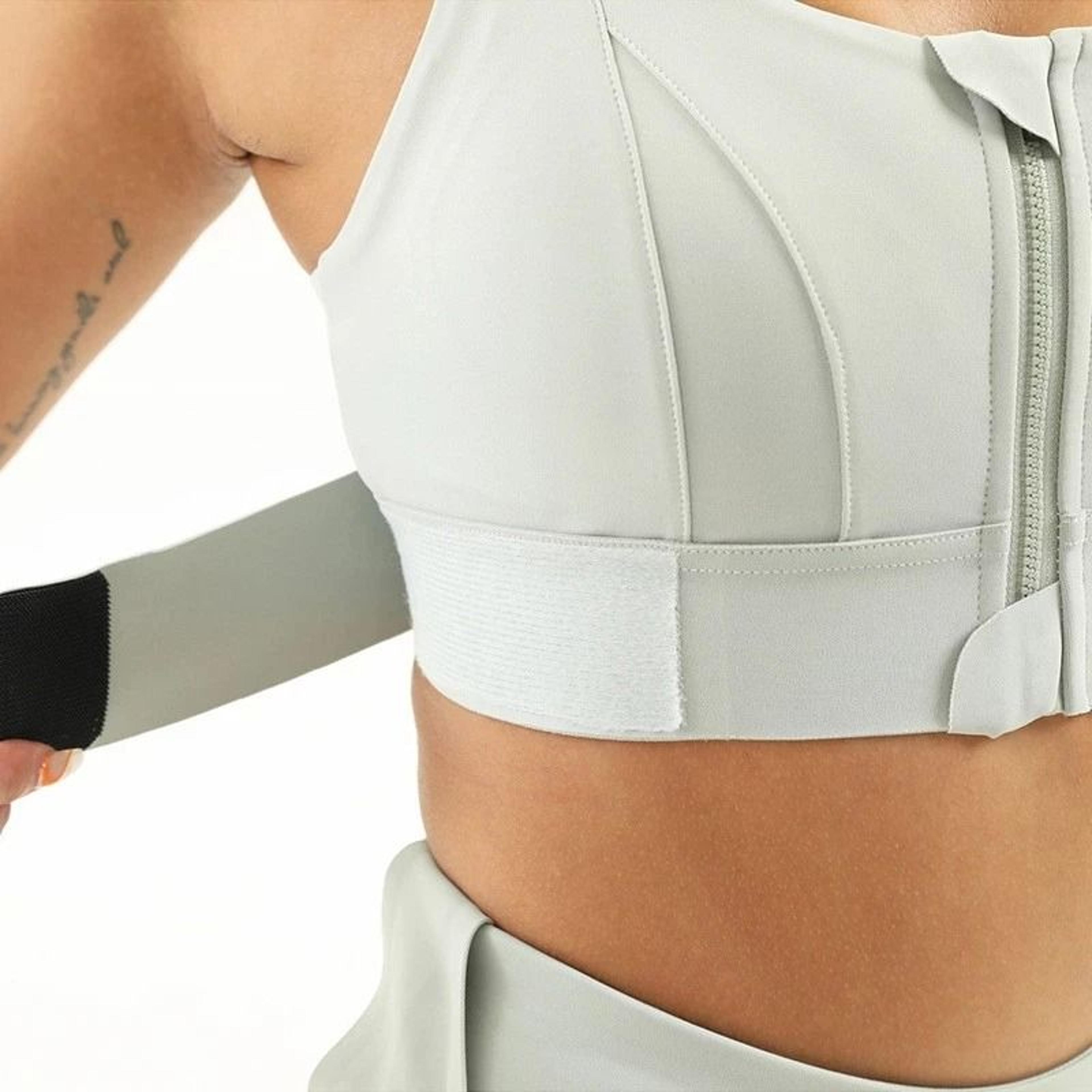 HighImpact Adjustable FrontZipper Sports Bra 3