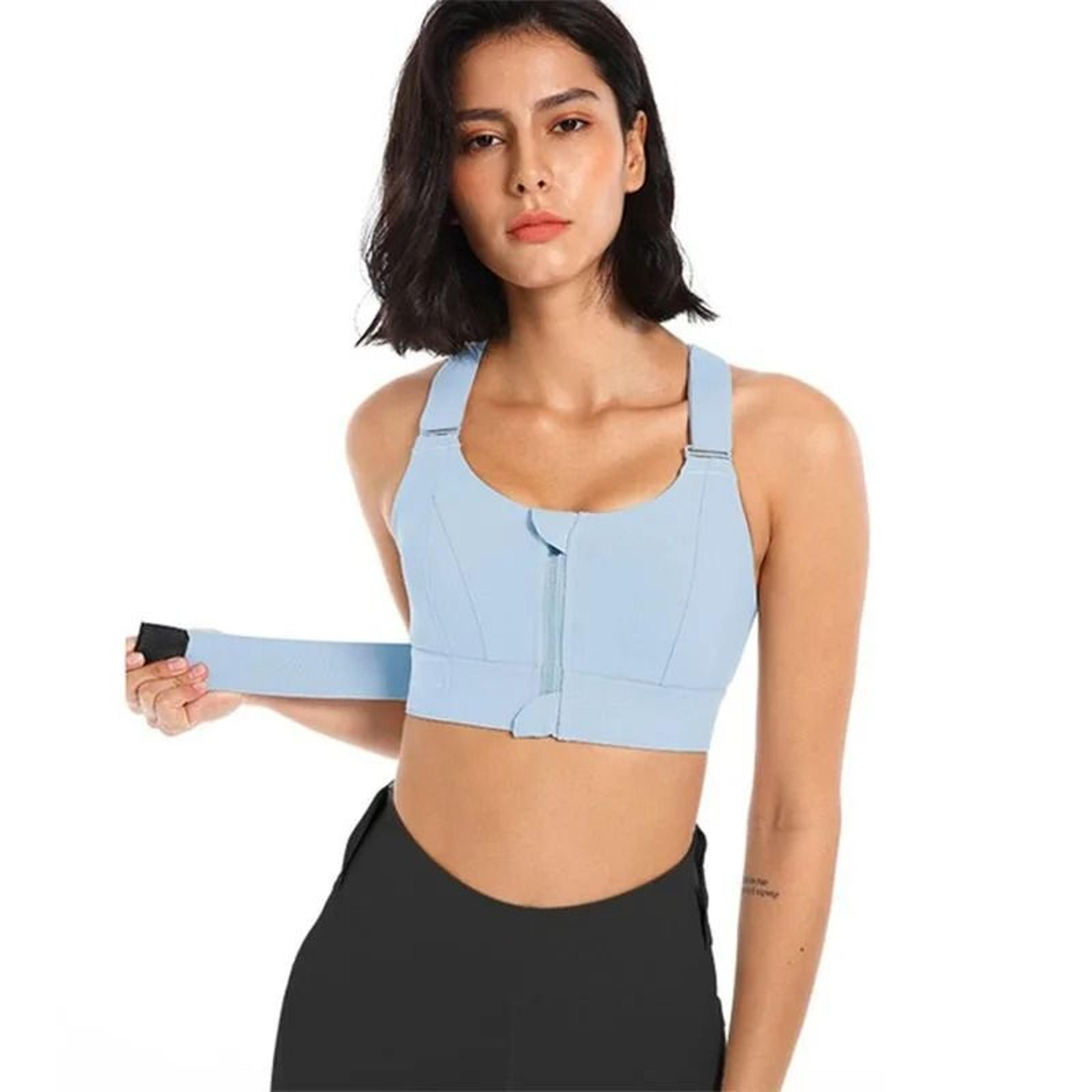 HighImpact Adjustable FrontZipper Sports Bra 5