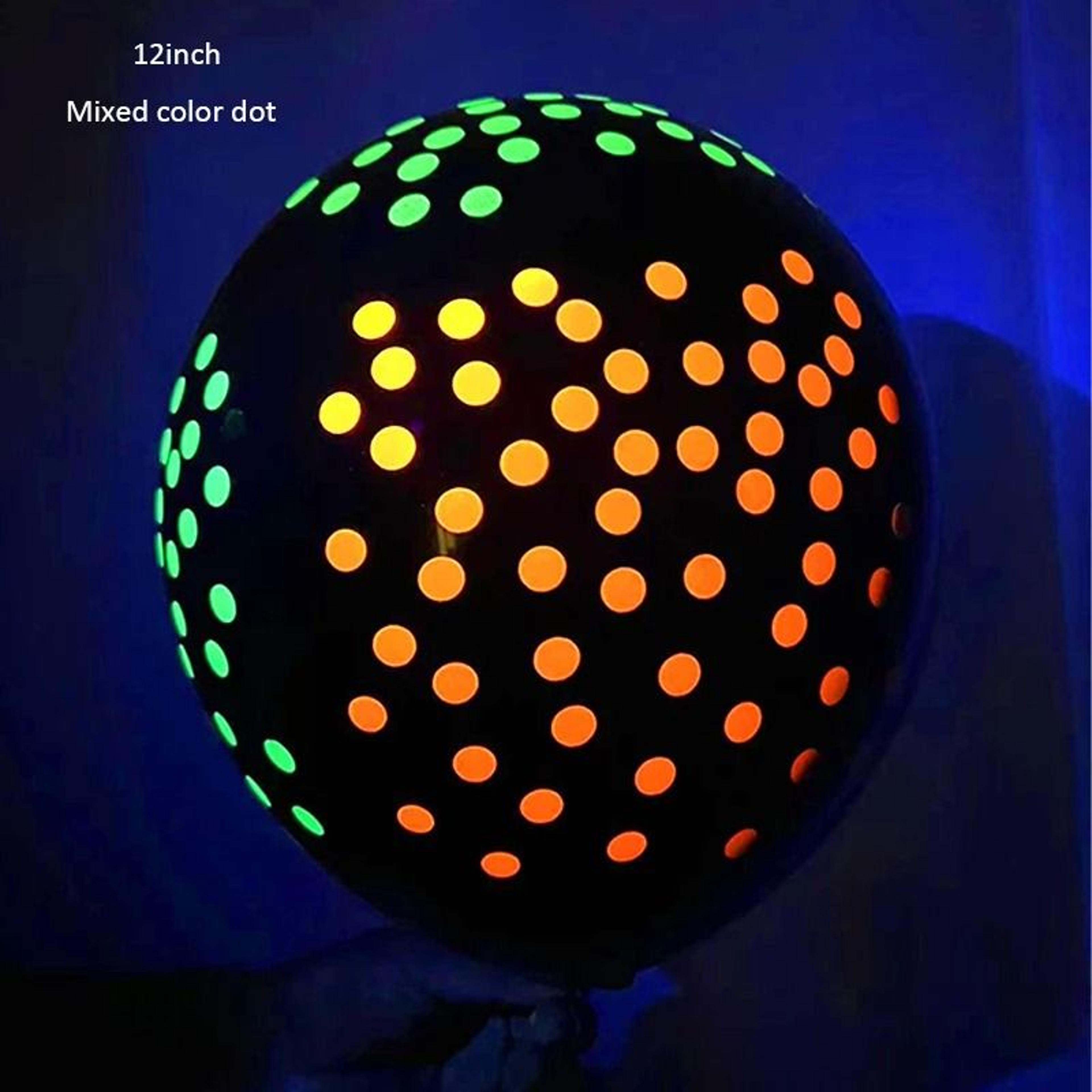Fluorescent GlowintheDark Balloons  10 Pcs Luminous Heart Decor 9