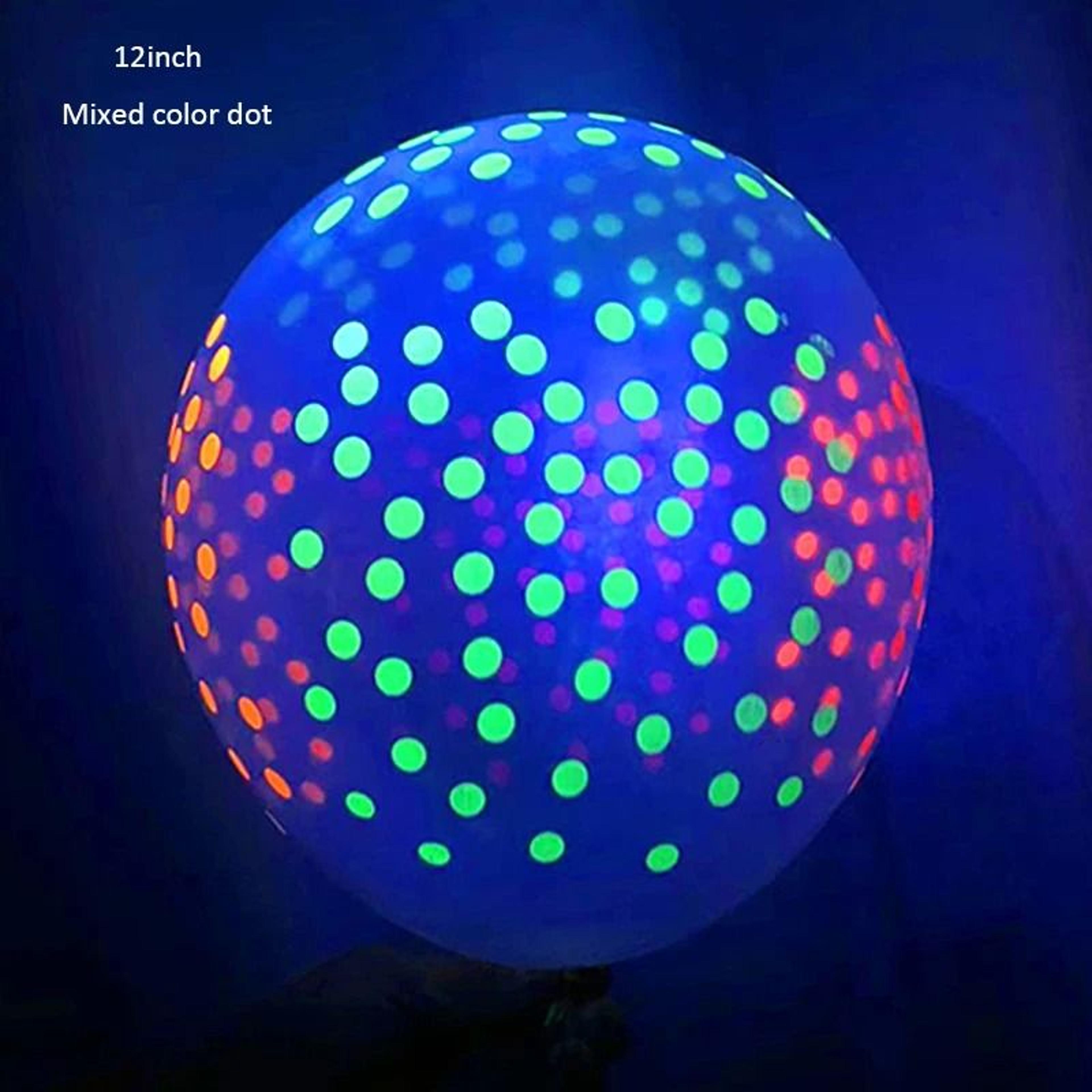 Fluorescent GlowintheDark Balloons  10 Pcs Luminous Heart Decor 11