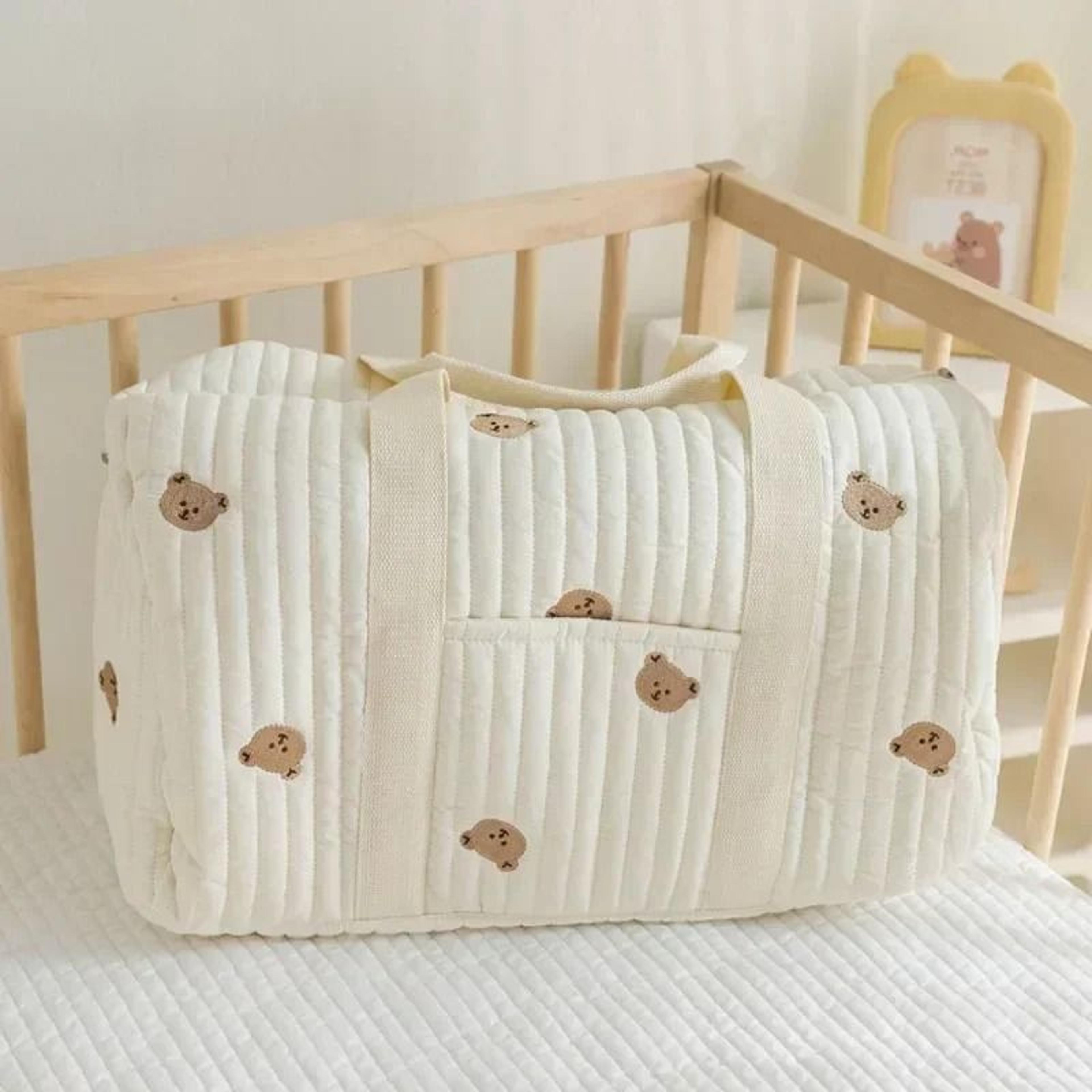 Bear Mommy Maternity Bag  MultiFunctional Diaper  Stroller Organizer 7