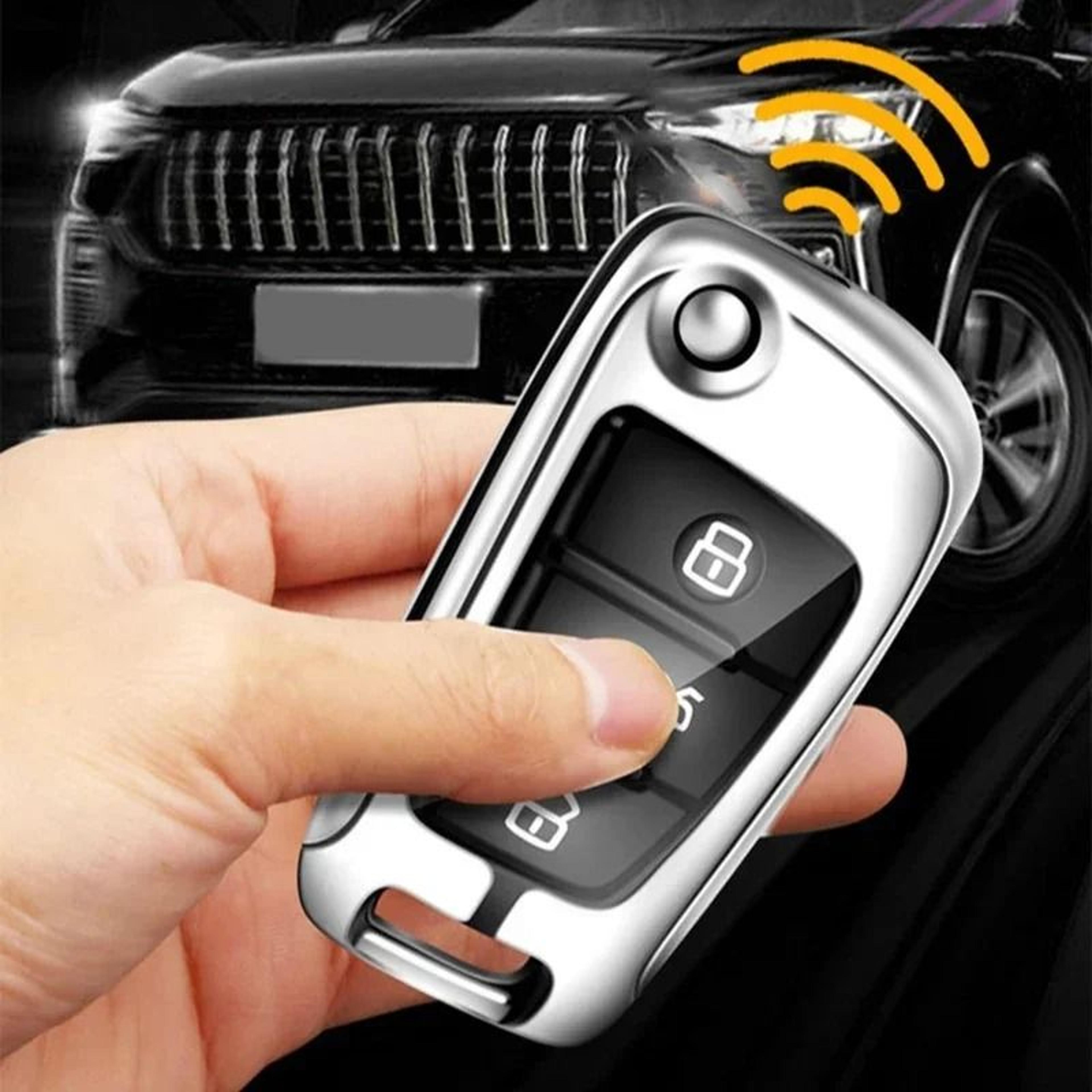 zinc alloy key cover – high-end protection for audi a3 (2014–2017)