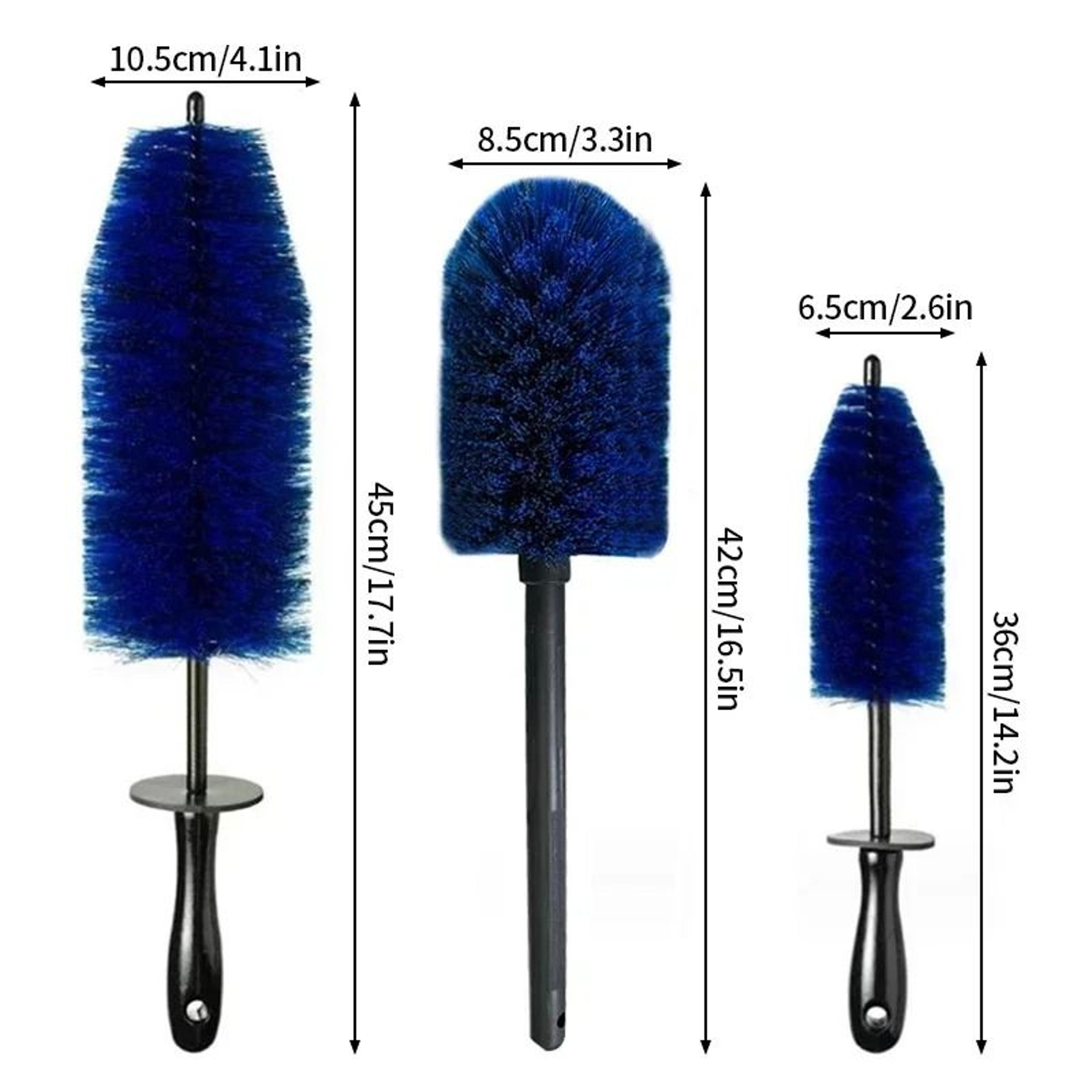 Microfiber LongHandle Wheel  Rim Brush 1