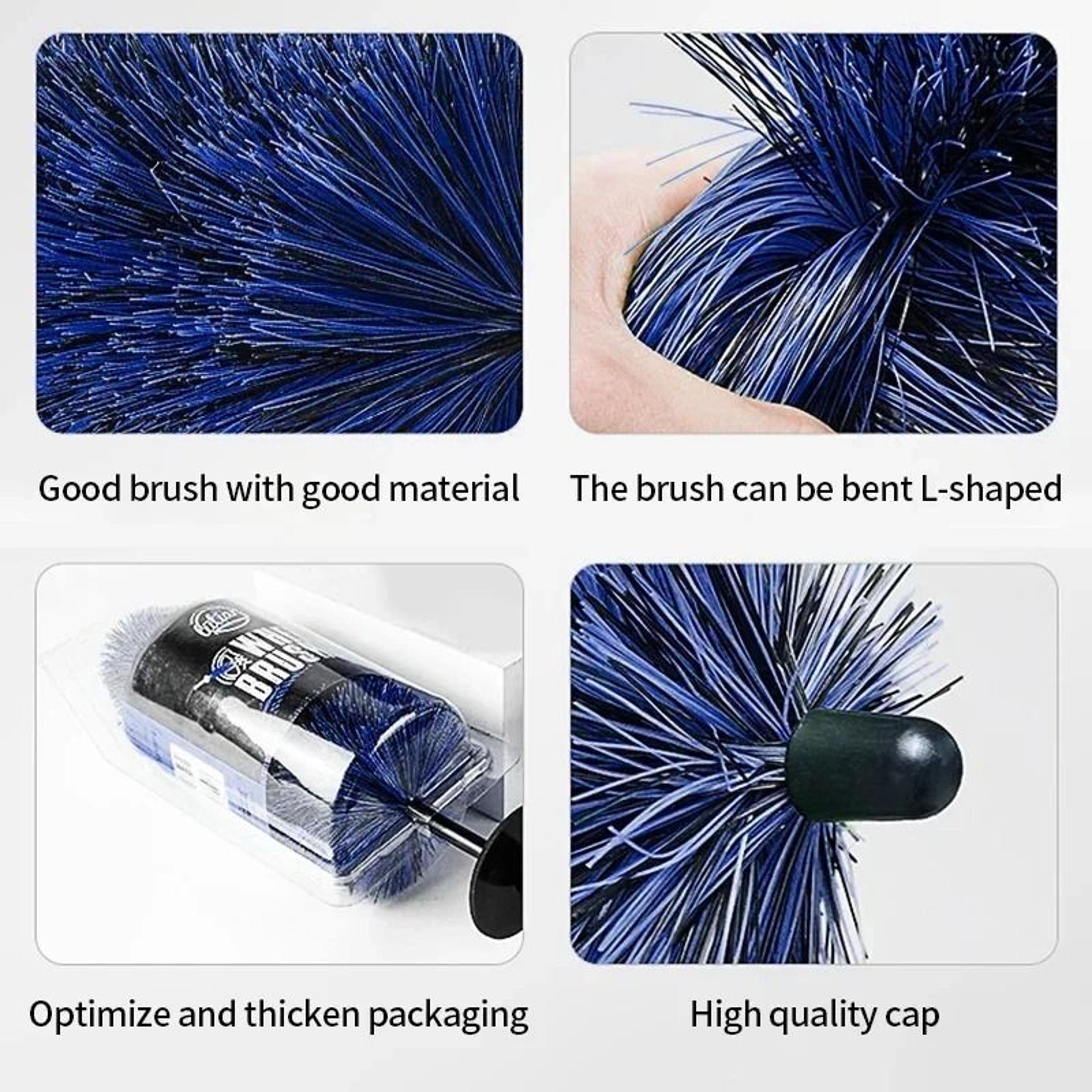 Microfiber LongHandle Wheel  Rim Brush 5