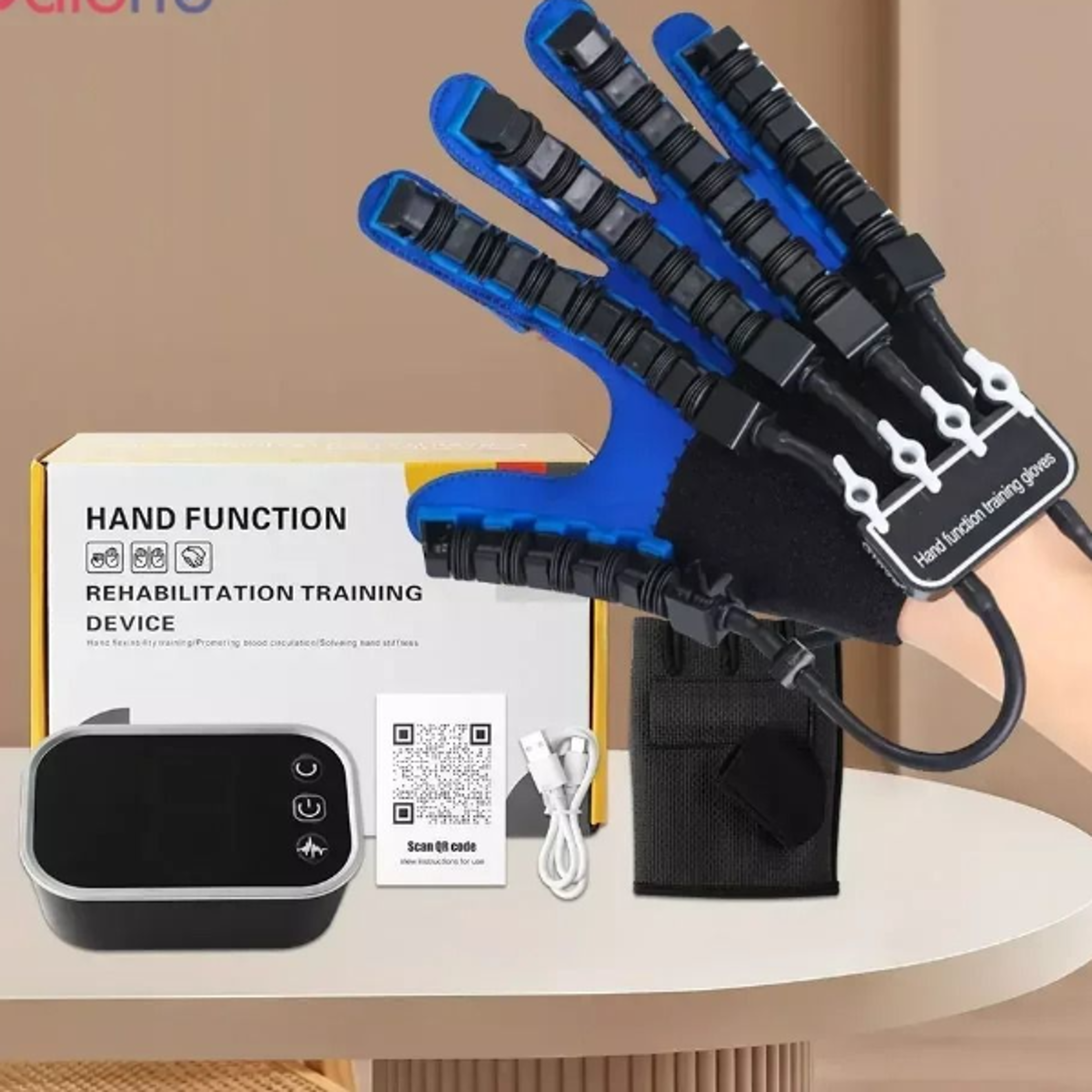 finger rehabilitation exerciser robot gloves for stroke recovery and hand therapy