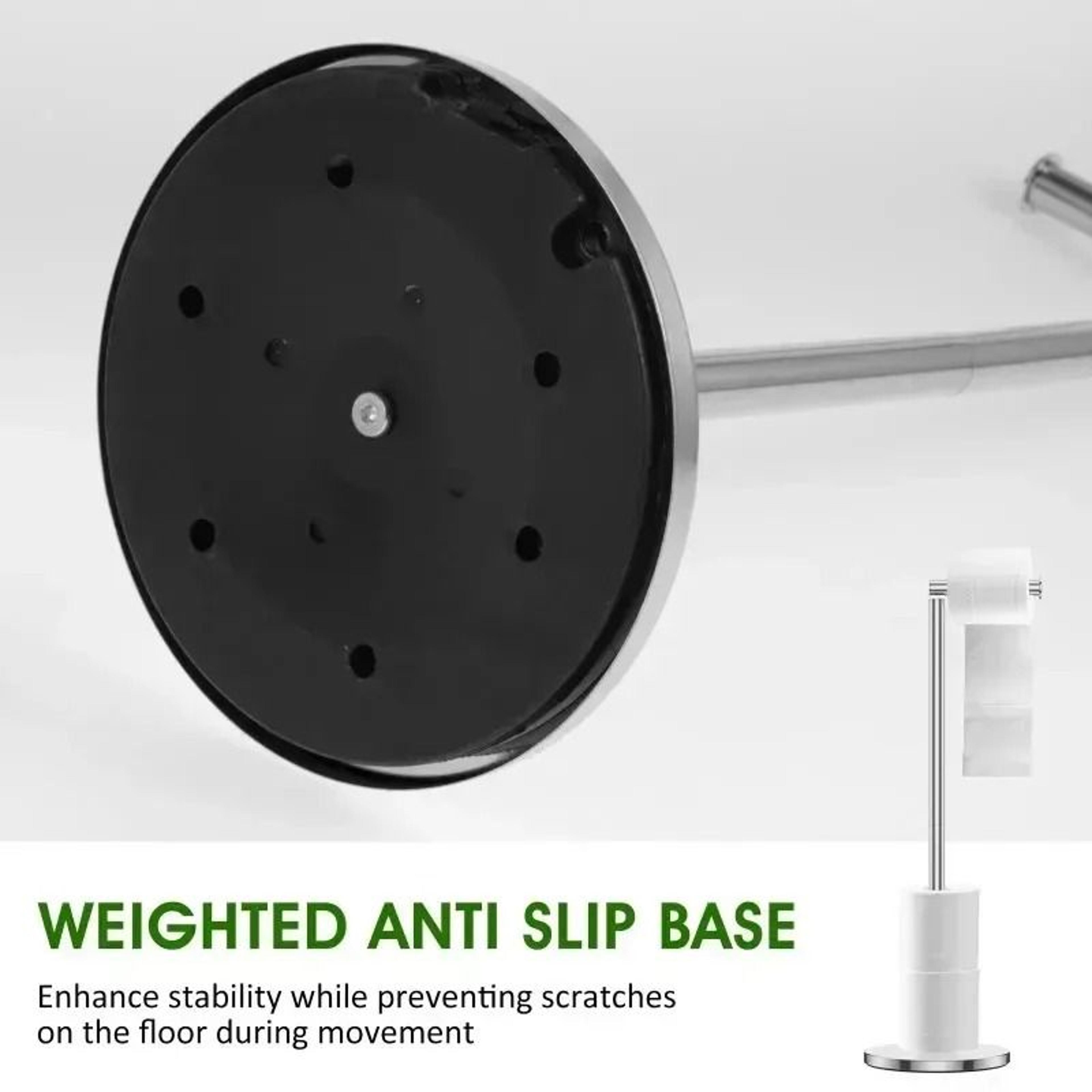 Stainless Steel FloorMounted Paper Towel Holder 4