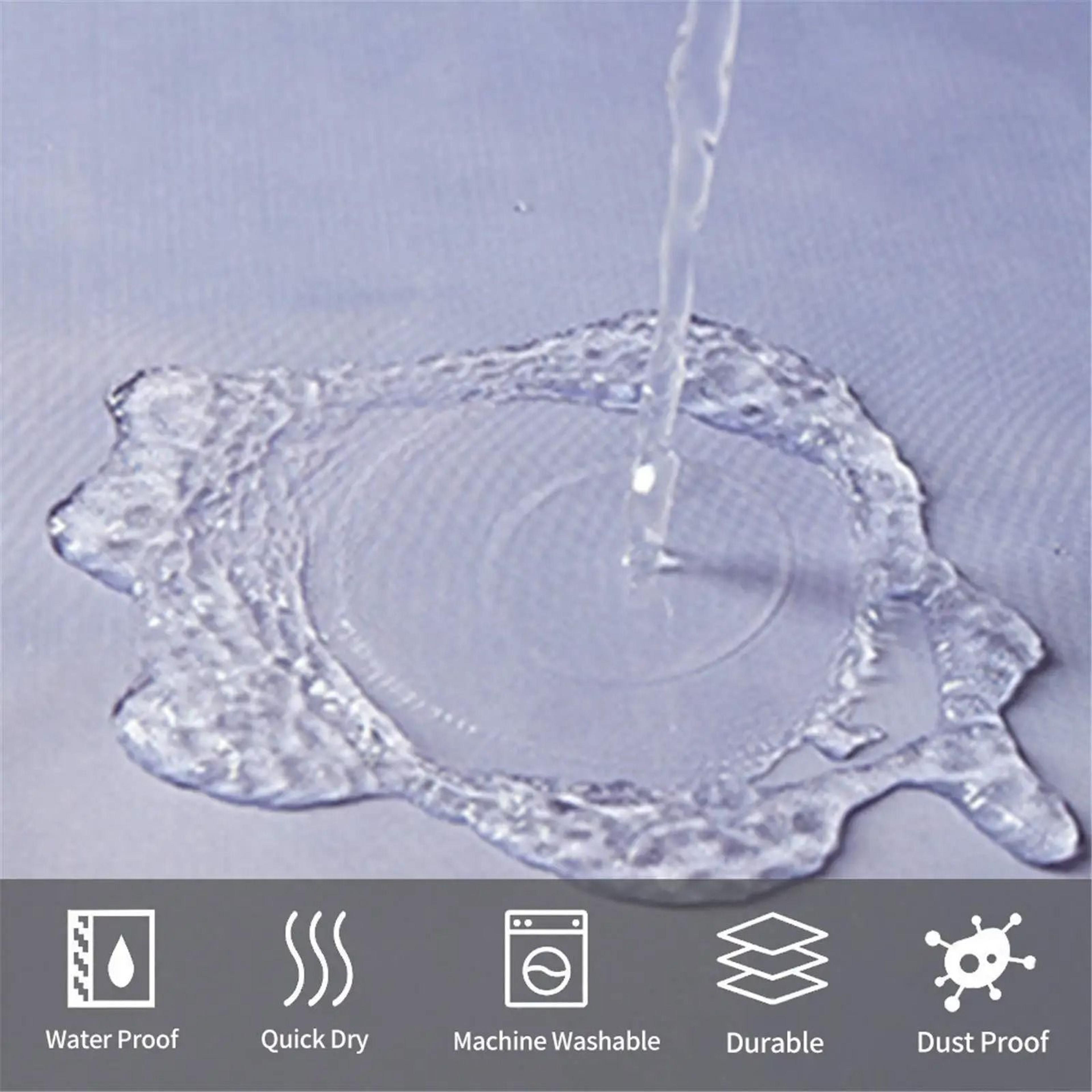 Gradual Change Digital Printing Shower Curtain 3