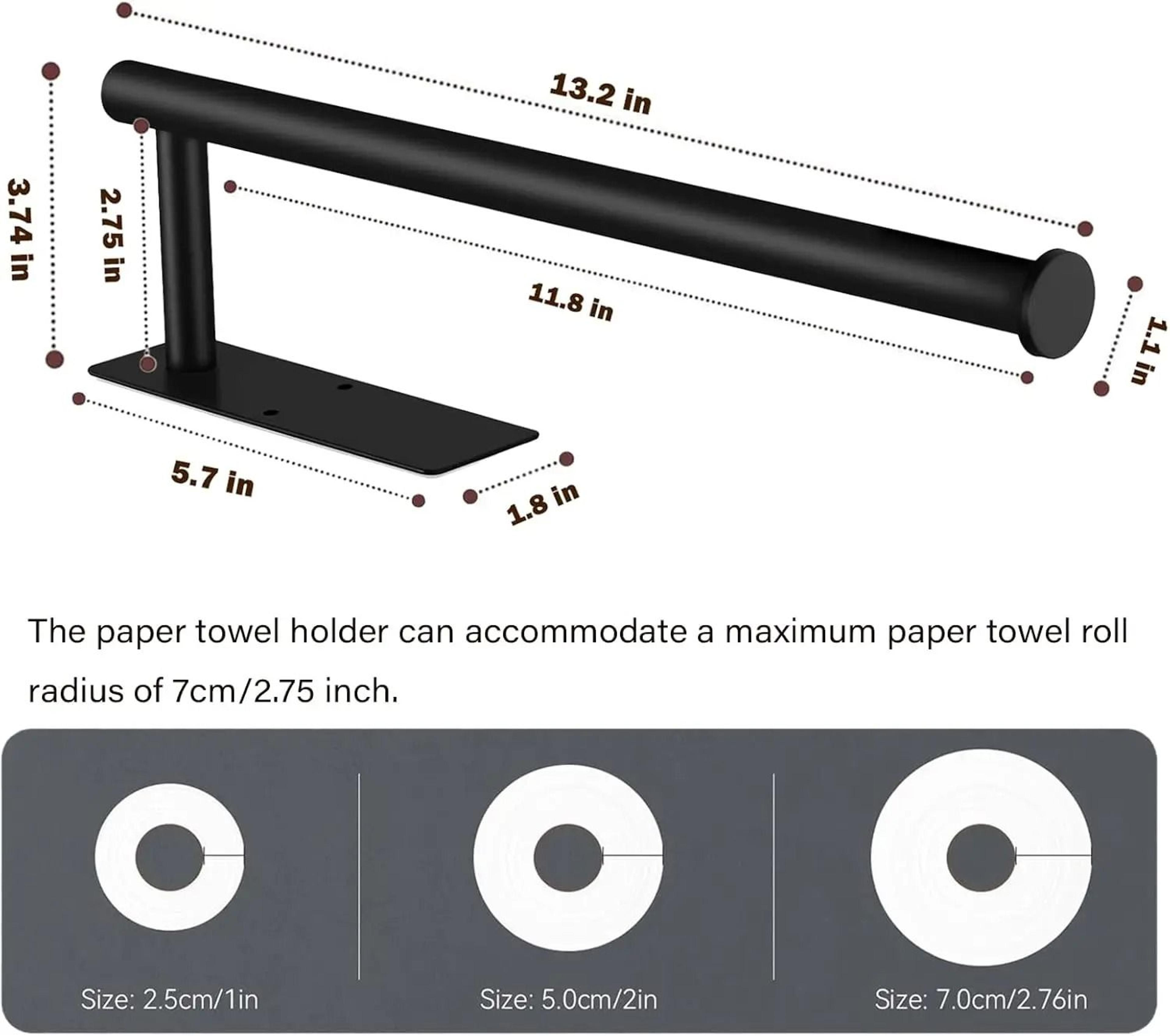 Adhesive MultiPurpose Tissue  Paper Towel Holder 5