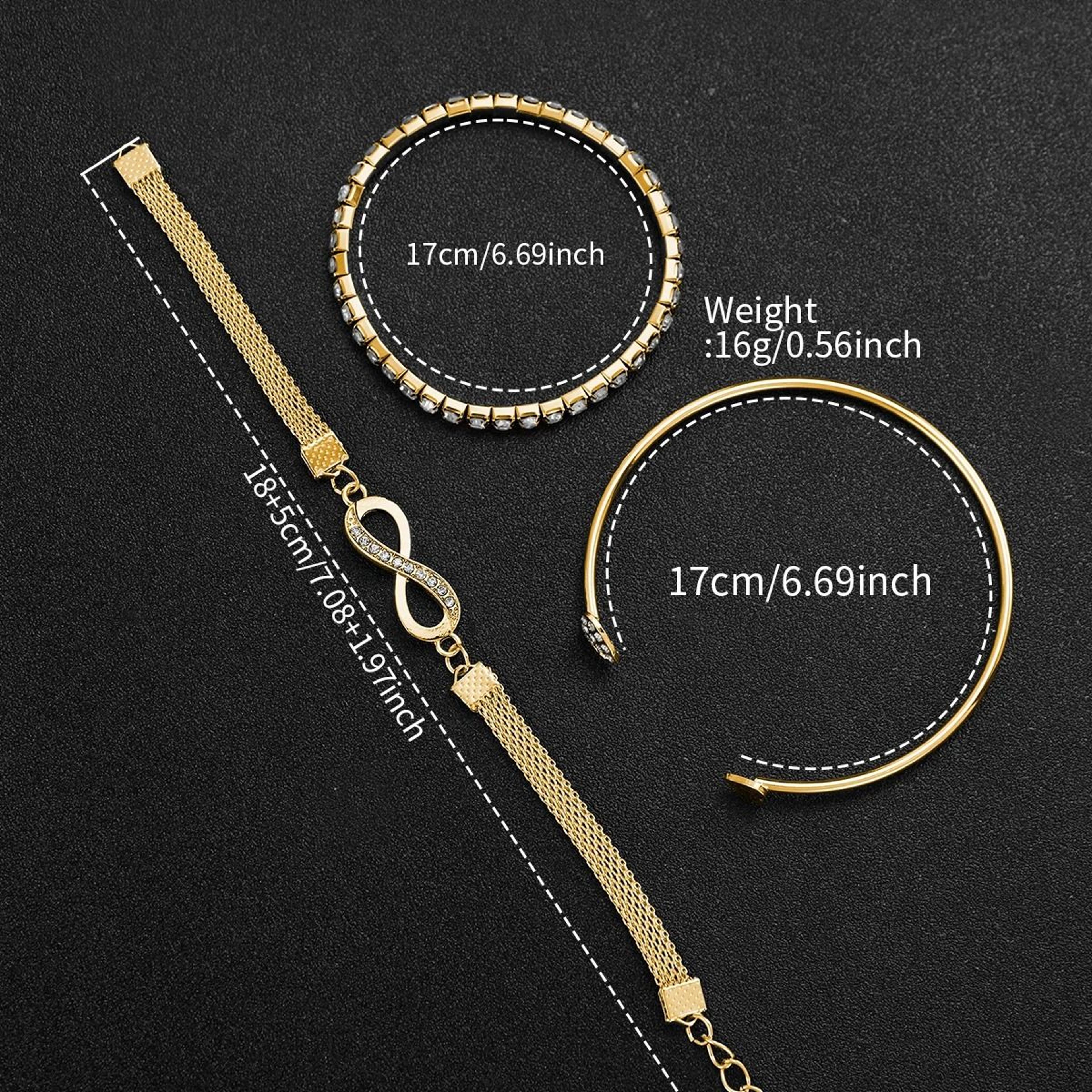 4Piece Light Luxury Quartz Watch Set  Versatile Casual Sports Style Timepiece And Matching Bracelet 4