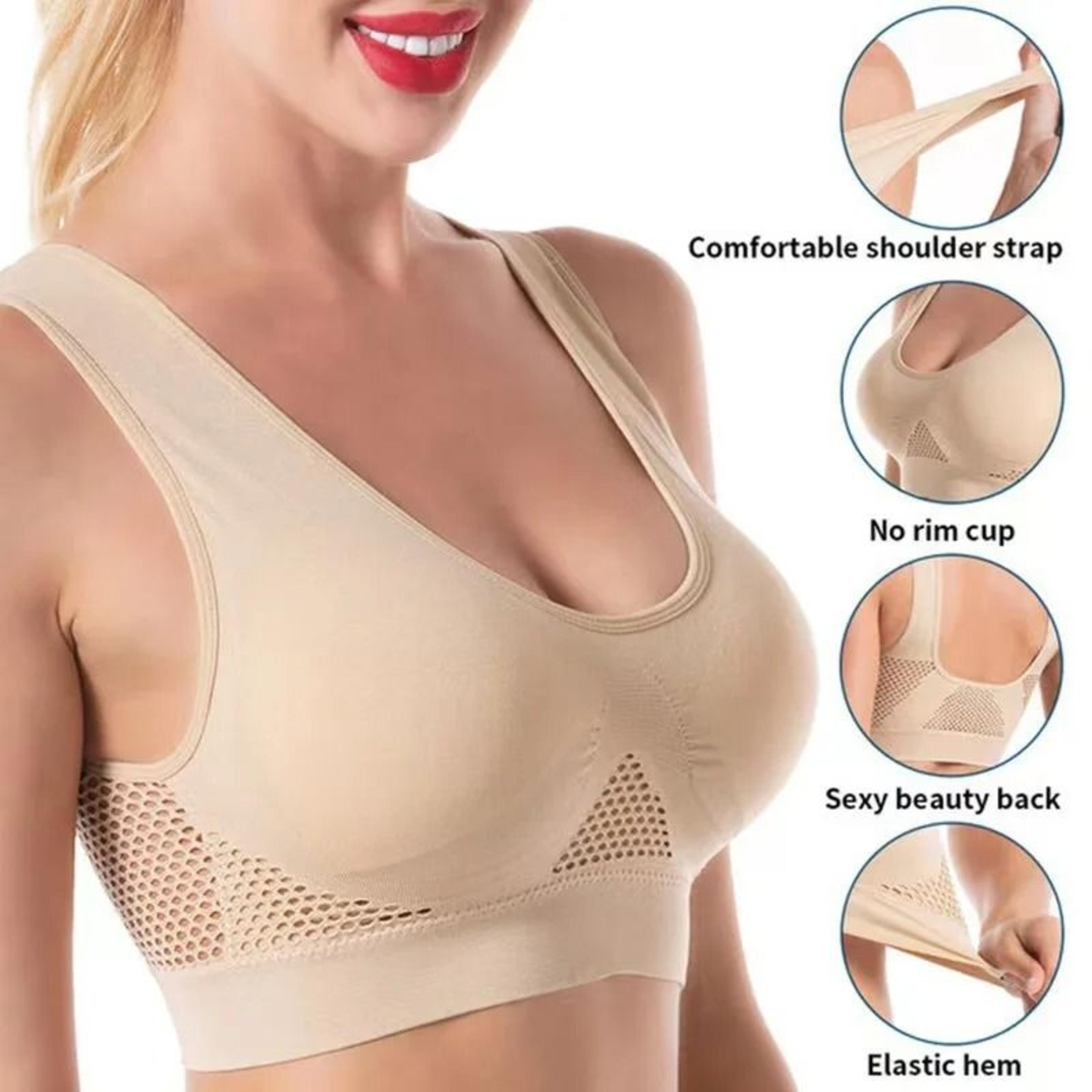 HollowOut Breathable Yoga Fitness Sports Bra 2
