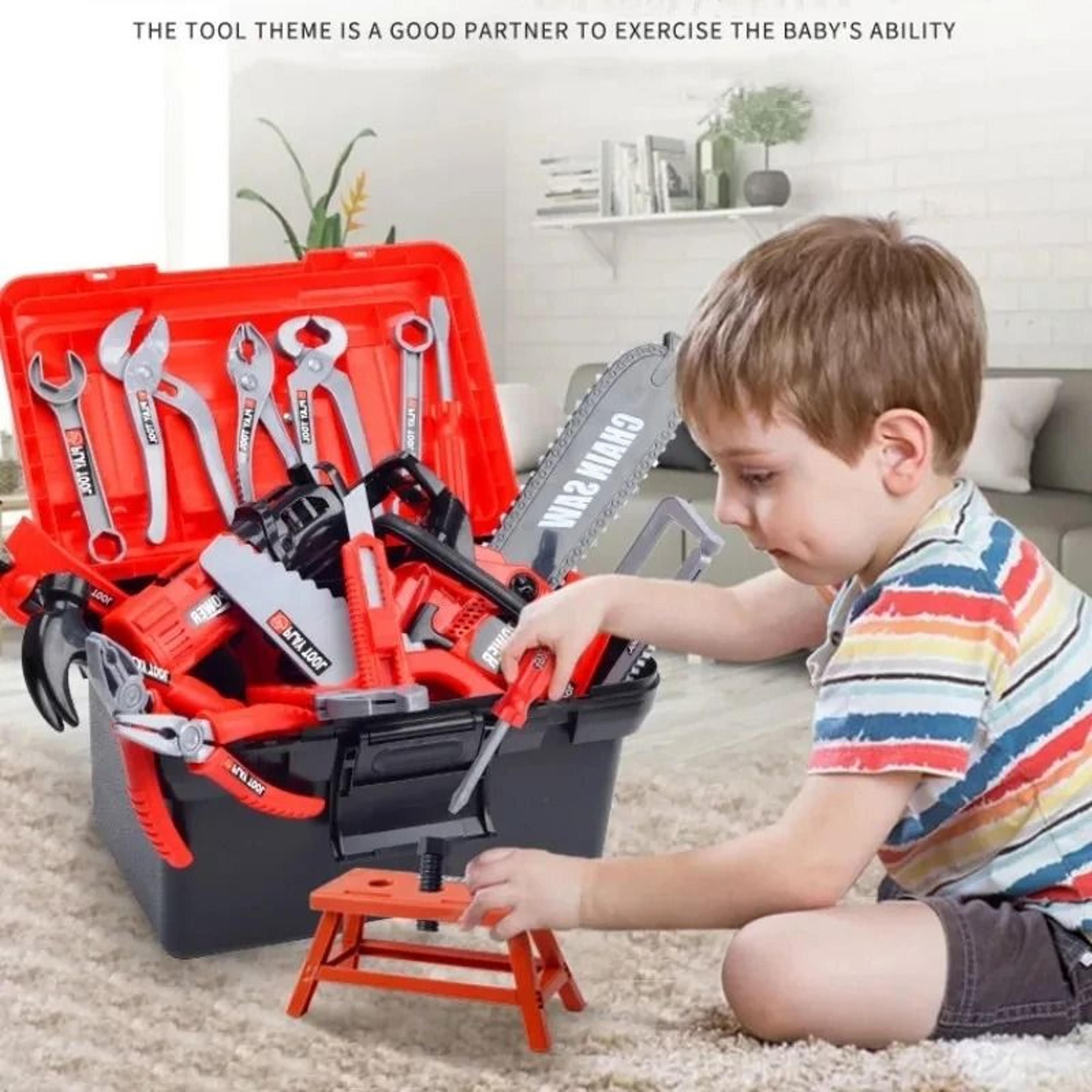Childrens Engineer Simulation Repair Tool Kit  Interactive Builder Playset 3