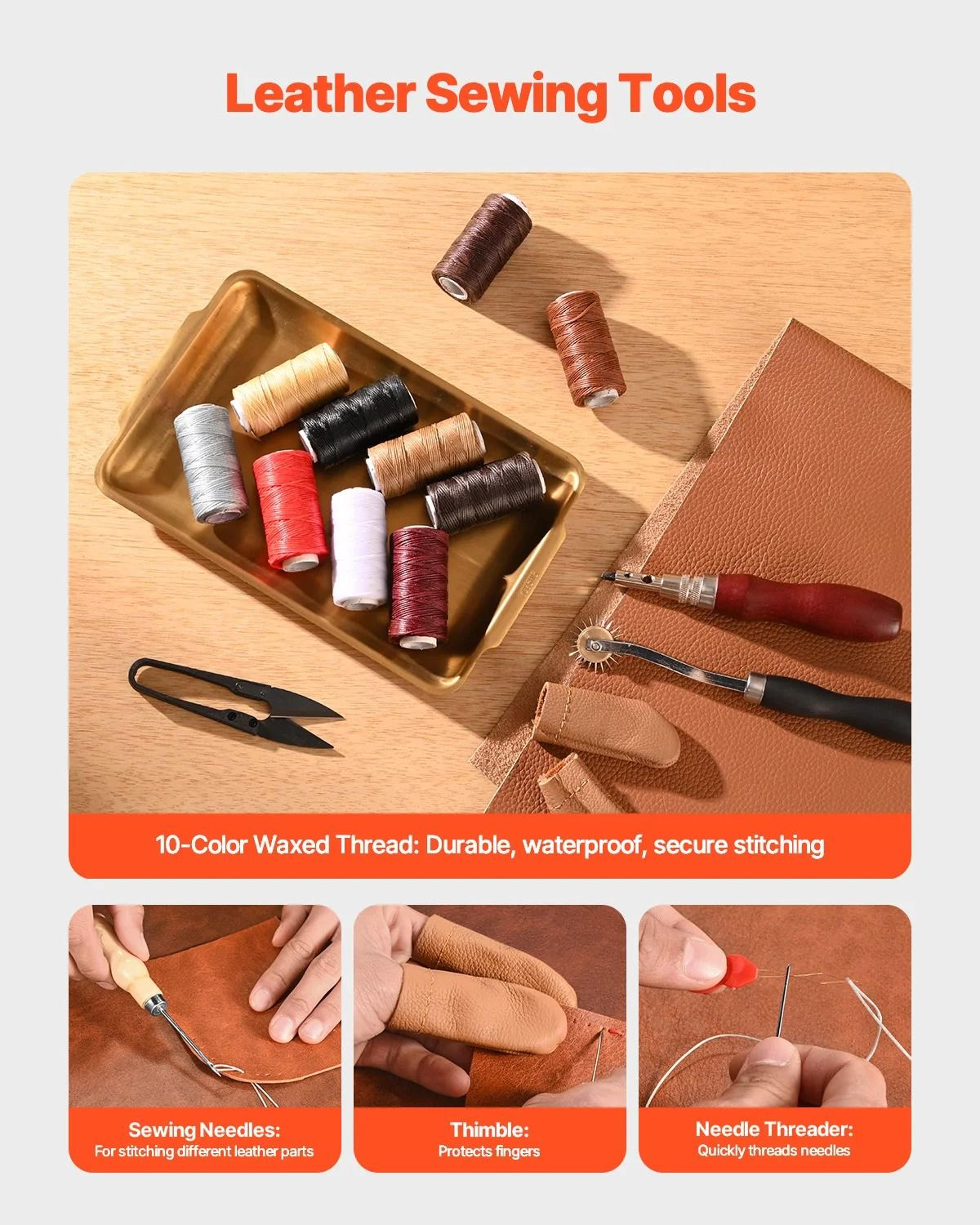 Professional Leather Working Tools Kit  Complete Crafting  Engraving Set 3