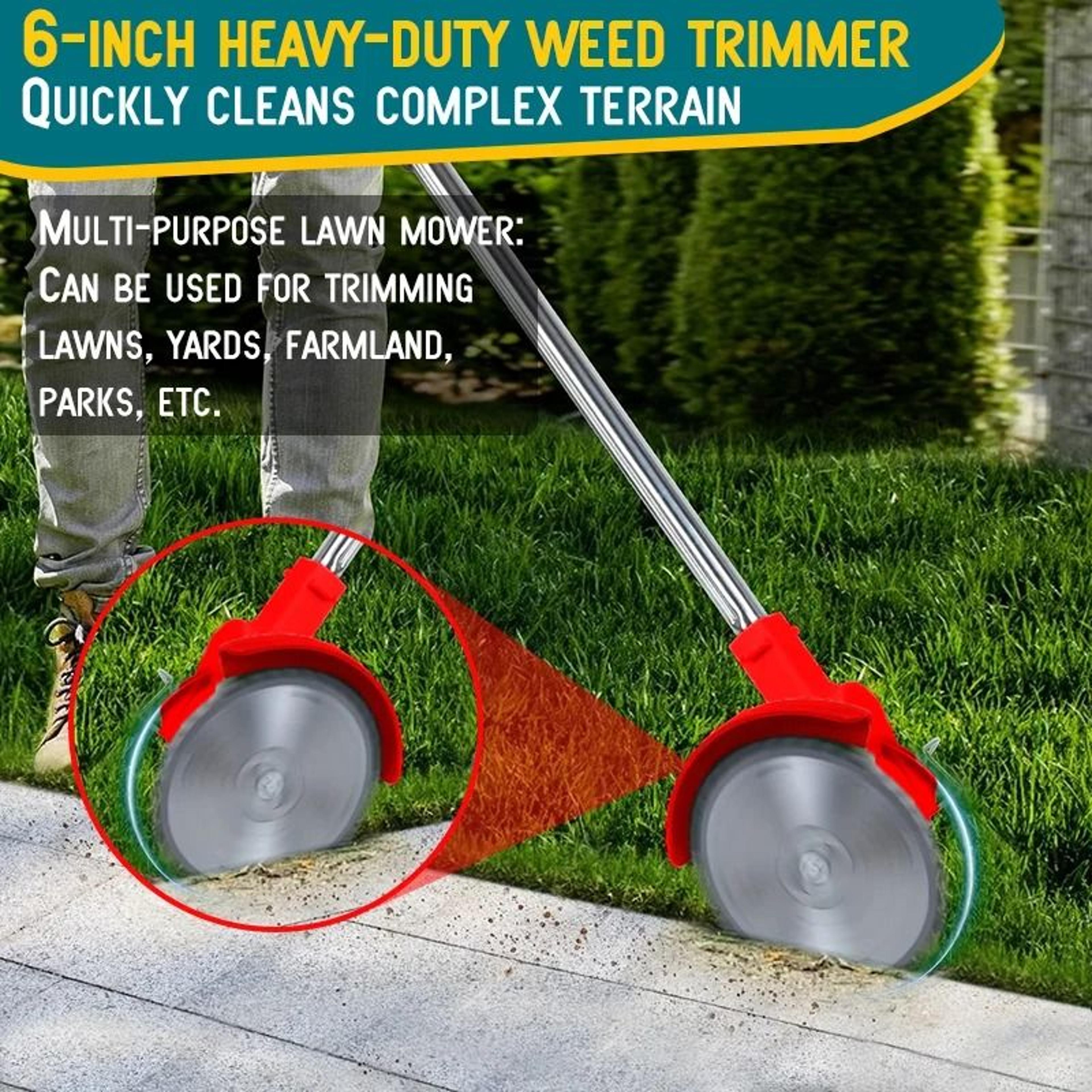 Cordless Electric Grass Trimmer  Lightweight Handheld Garden Weed Eater 4