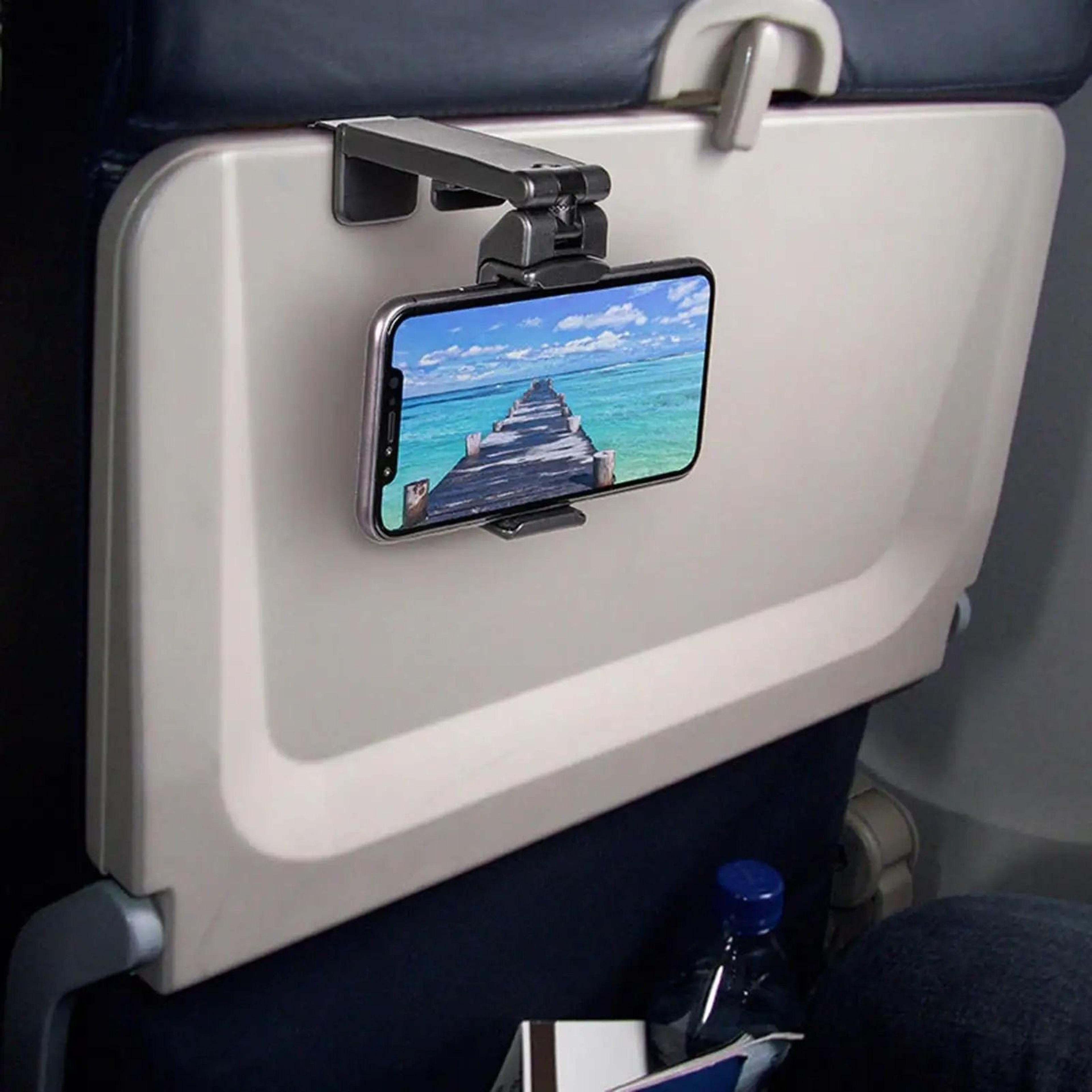 Travel Portable Mobile Phone Holder  360Degree Rotatable Airplane Mount 4