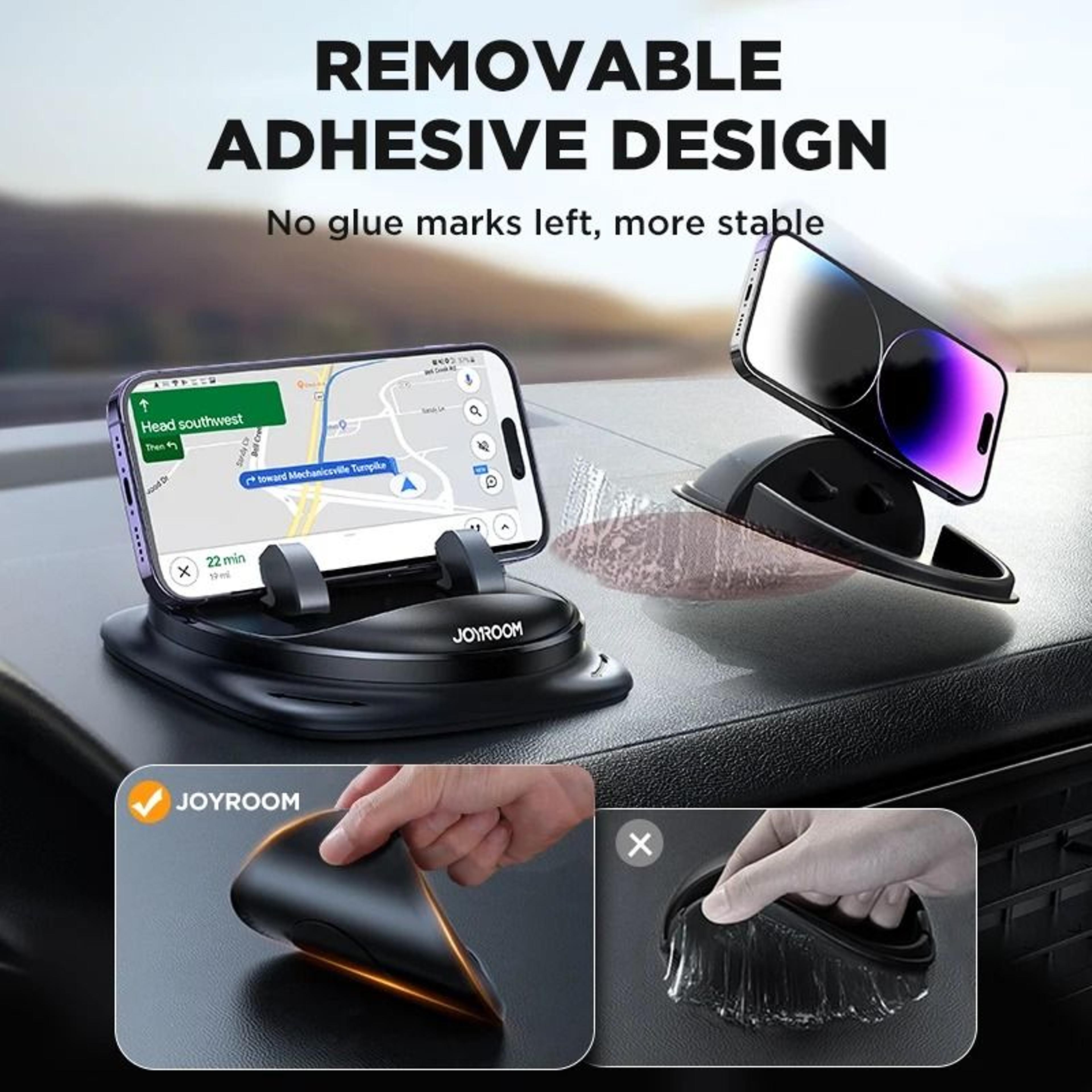 Universal Dashboard Phone Holder  Upgraded Reusable Silicone AntiSlip Pad 3